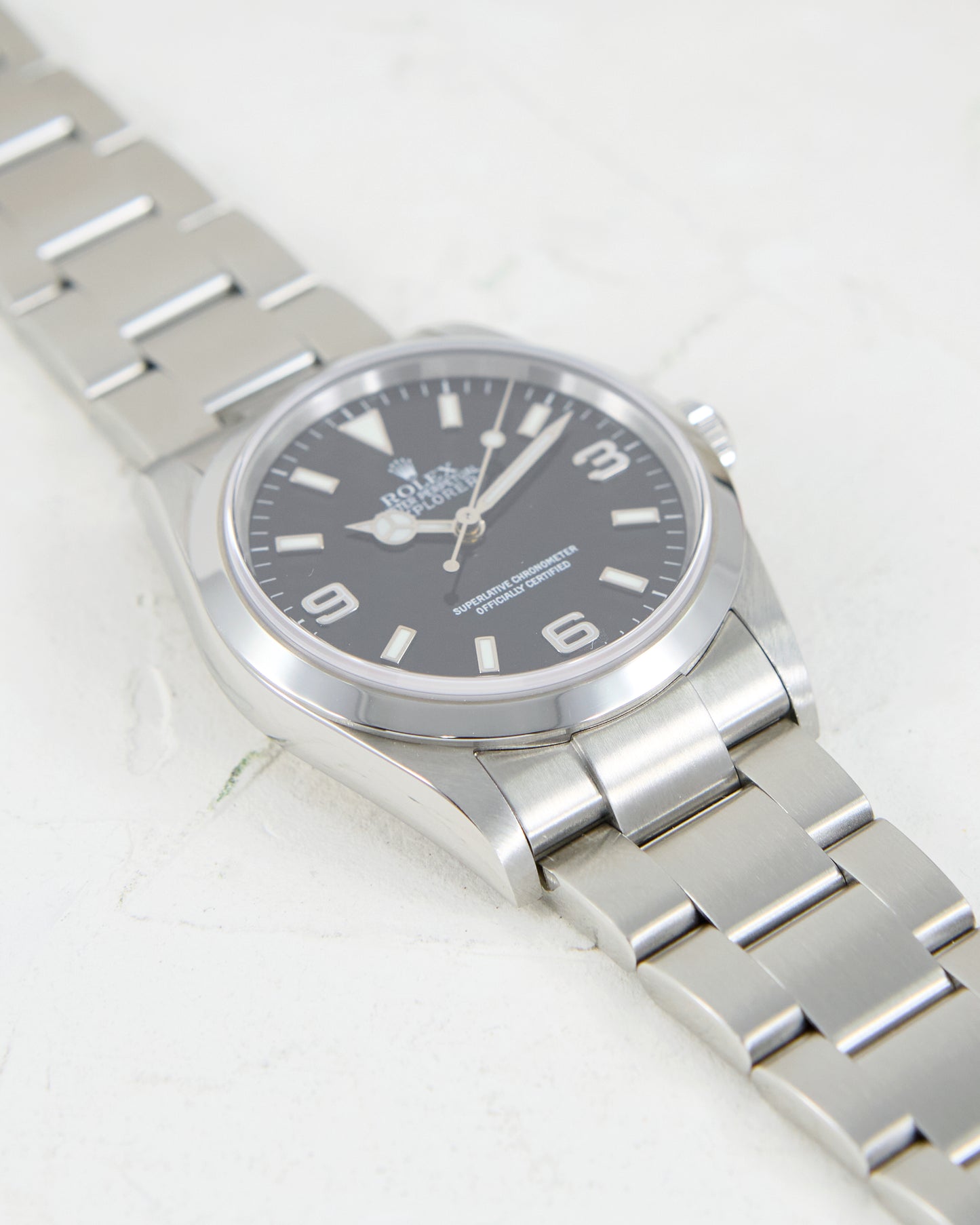 ROLEX EXPLORER I WITH ORIGINAL PAPERS