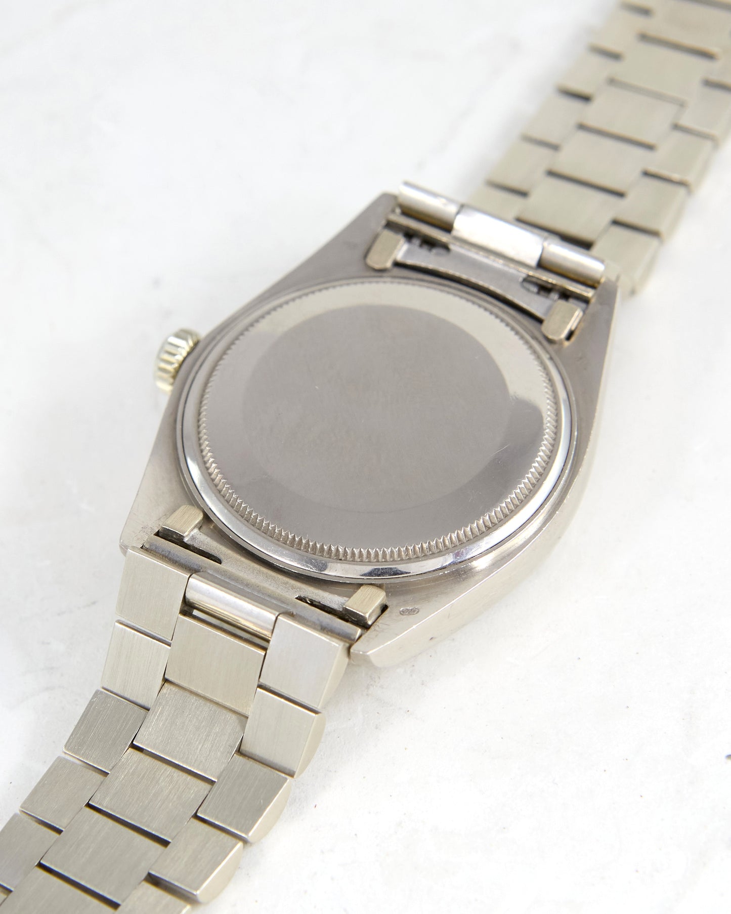 Rolex Day-Date Ghost Dial French Calendar in White Gold Case and Bracelet