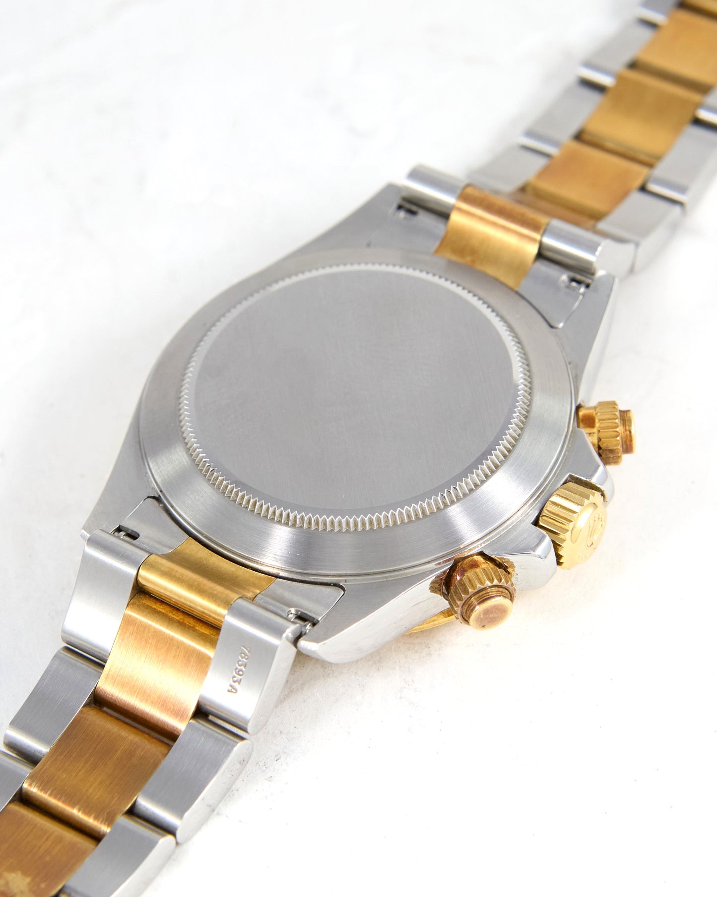 Rolex Daytona Zenith Steel and Gold Unpolished with Box & Papers