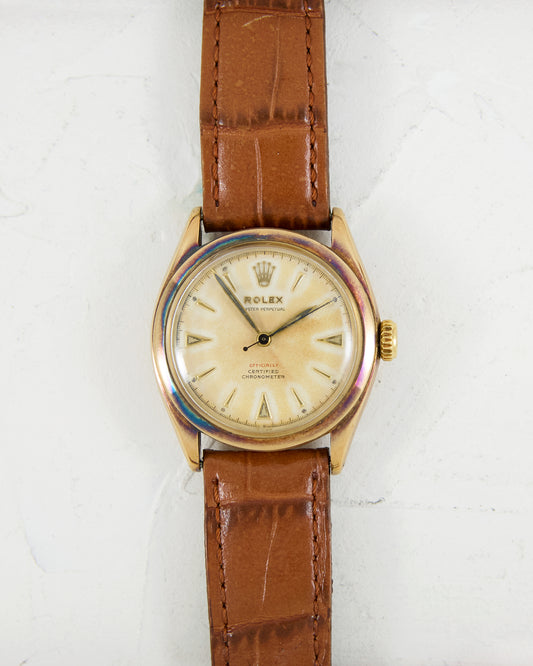 ROLEX OCC RED TEXT DIAL OYSTER PERPETUAL