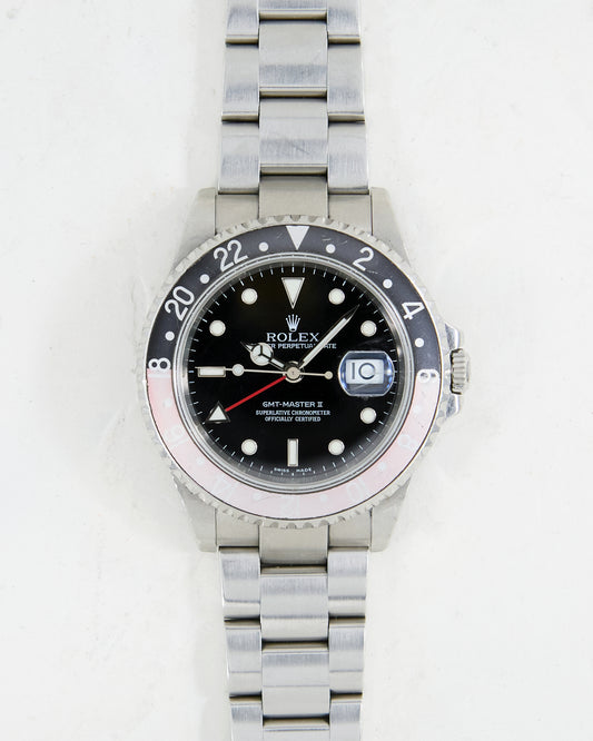 ROLEX GMT-MASTER II FADED COKE BEZEL ON OYSTER BRACELET