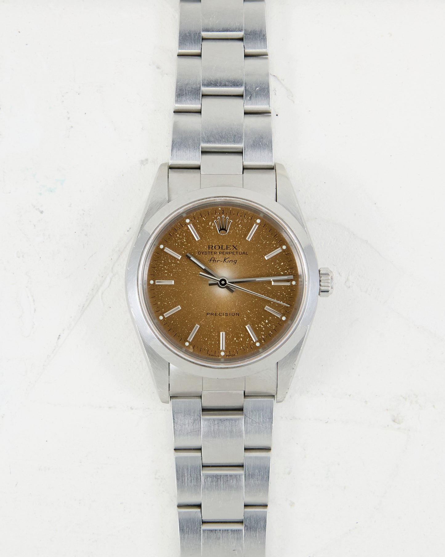 TROPICAL ROLEX AIR-KING WITH ORIGINAL PAPERS