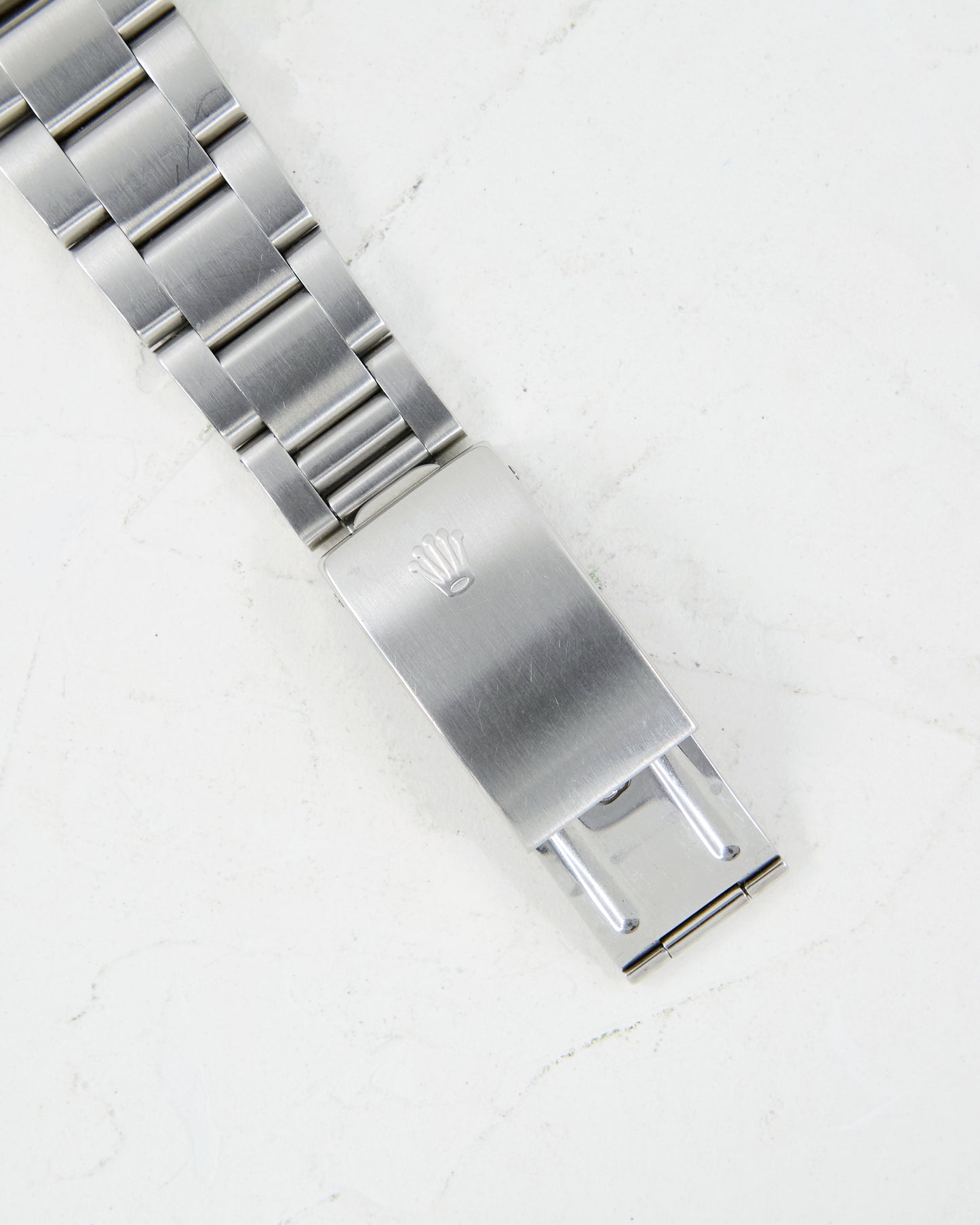 ROLEX DAYTONA INVERTED SIX BLACK DIAL & BRUSHED BRACELET