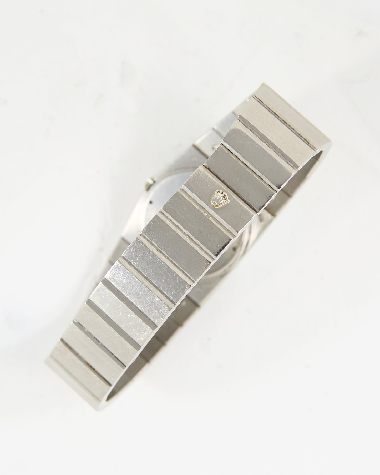 ROLEX KING MIDAS CELLINI ASYMMETRICAL IN WHITE GOLD WITH FACTORY DIAMONDS