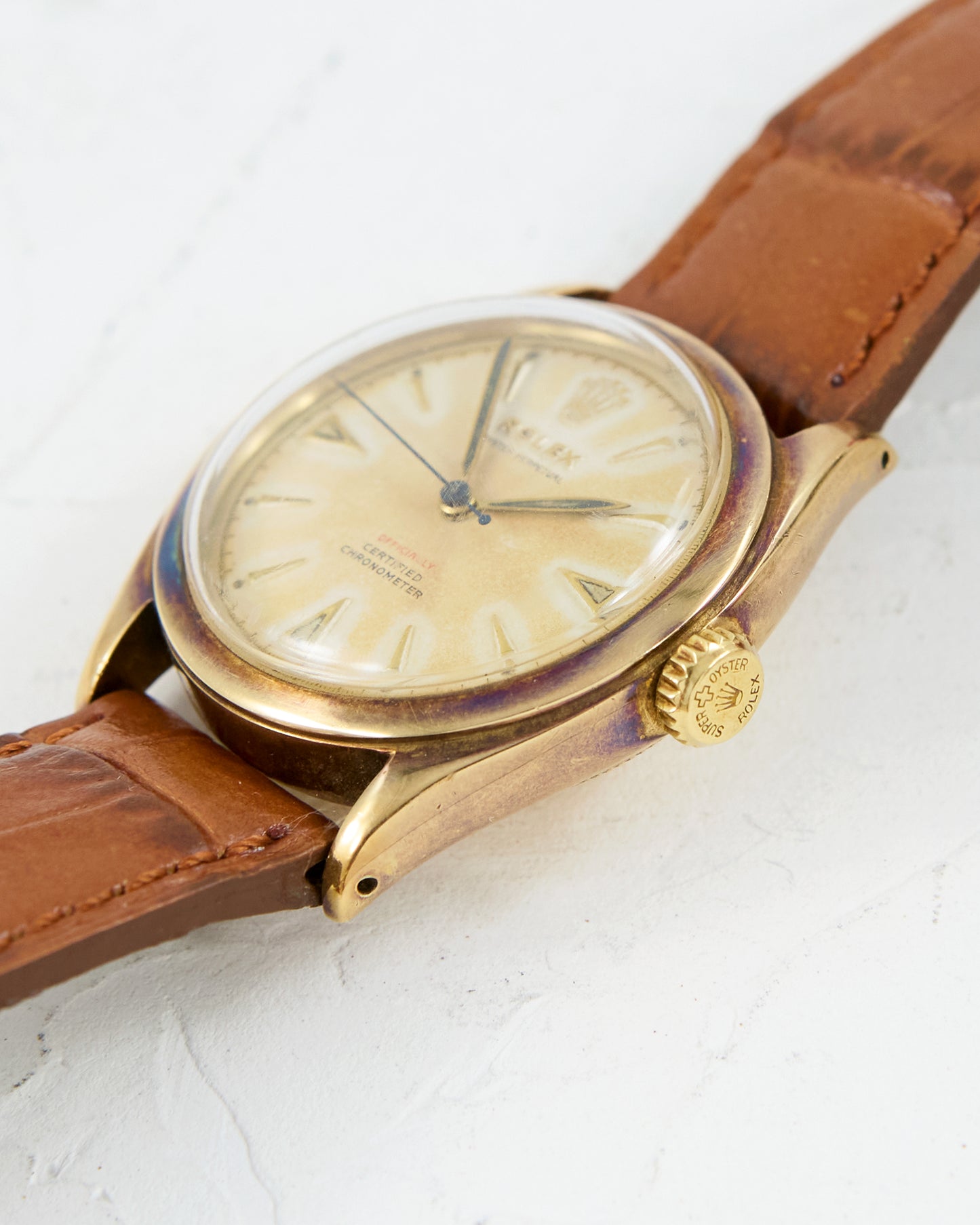 ROLEX OCC RED TEXT DIAL OYSTER PERPETUAL