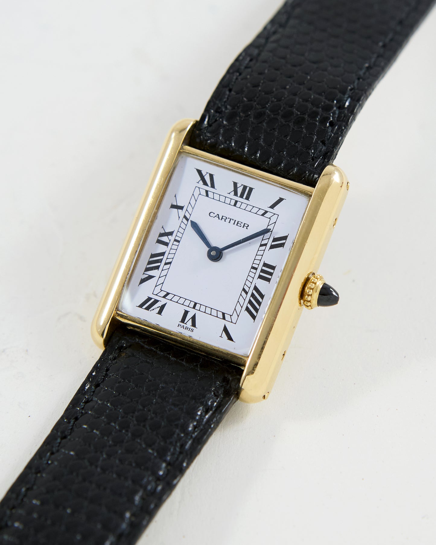 CARTIER TANK LOUIS PARIS DIAL IN GOLD