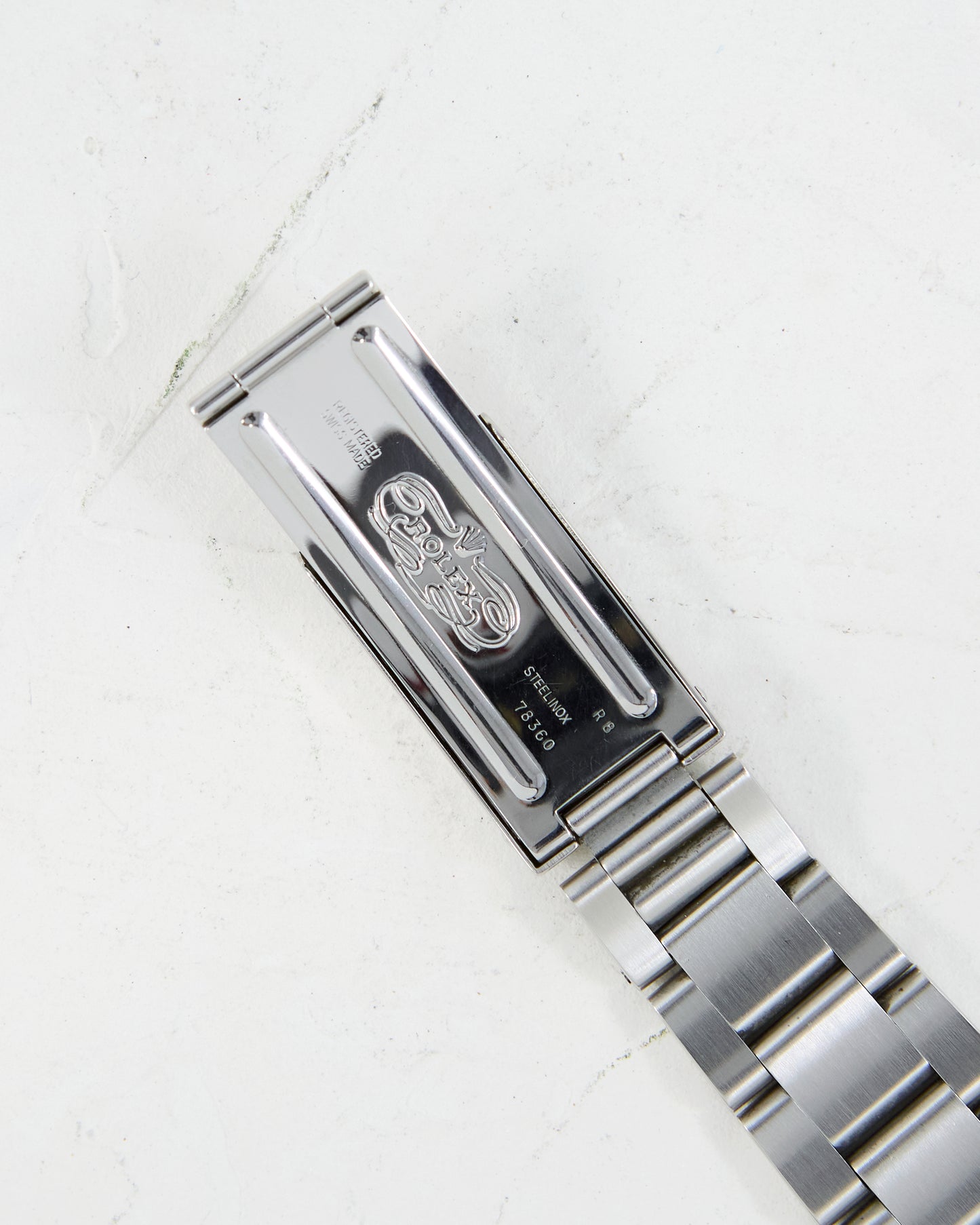 ROLEX DAYTONA INVERTED SIX BLACK DIAL & BRUSHED BRACELET