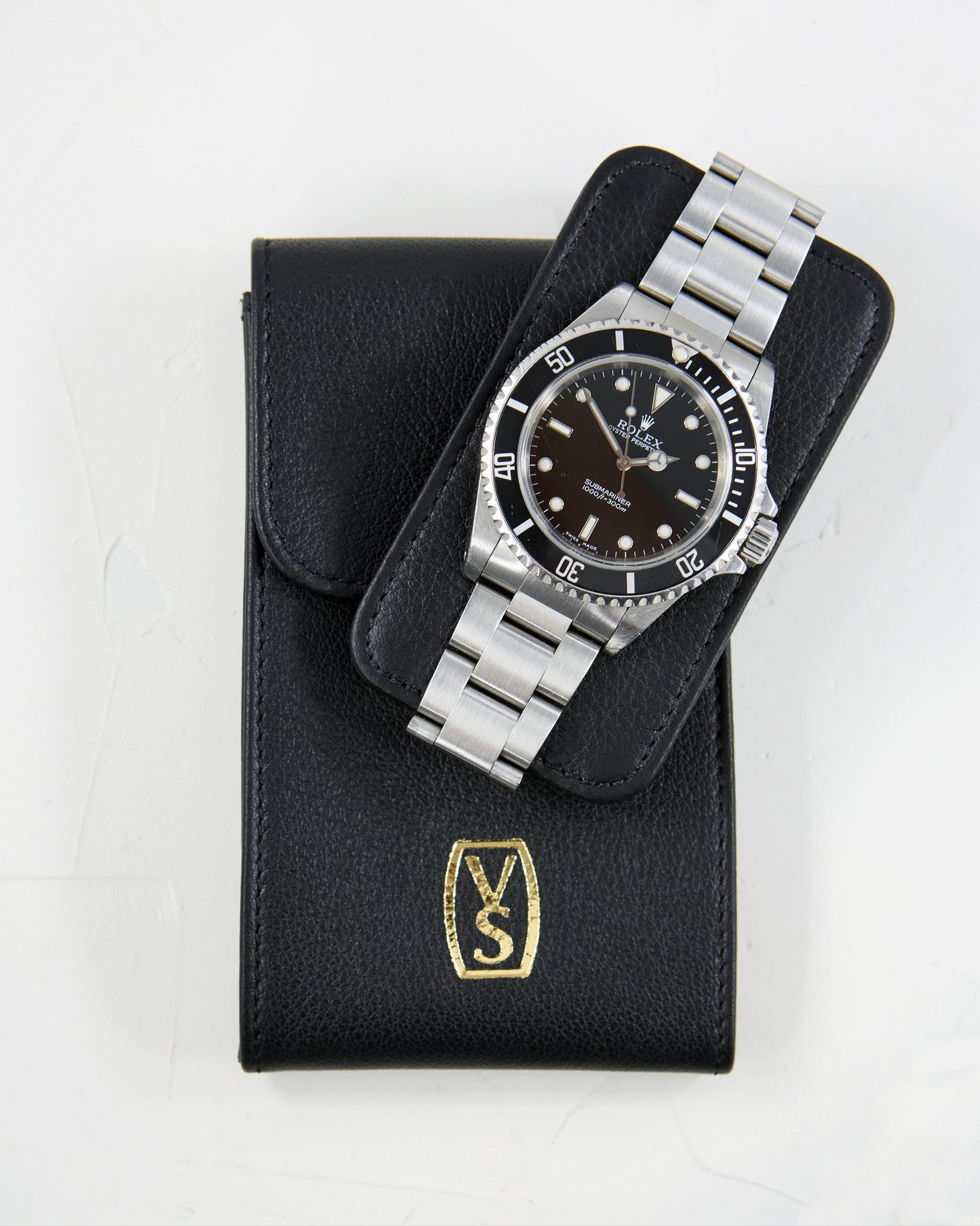 VERY SPECIAL - BLACK LEATHER WATCH POUCH