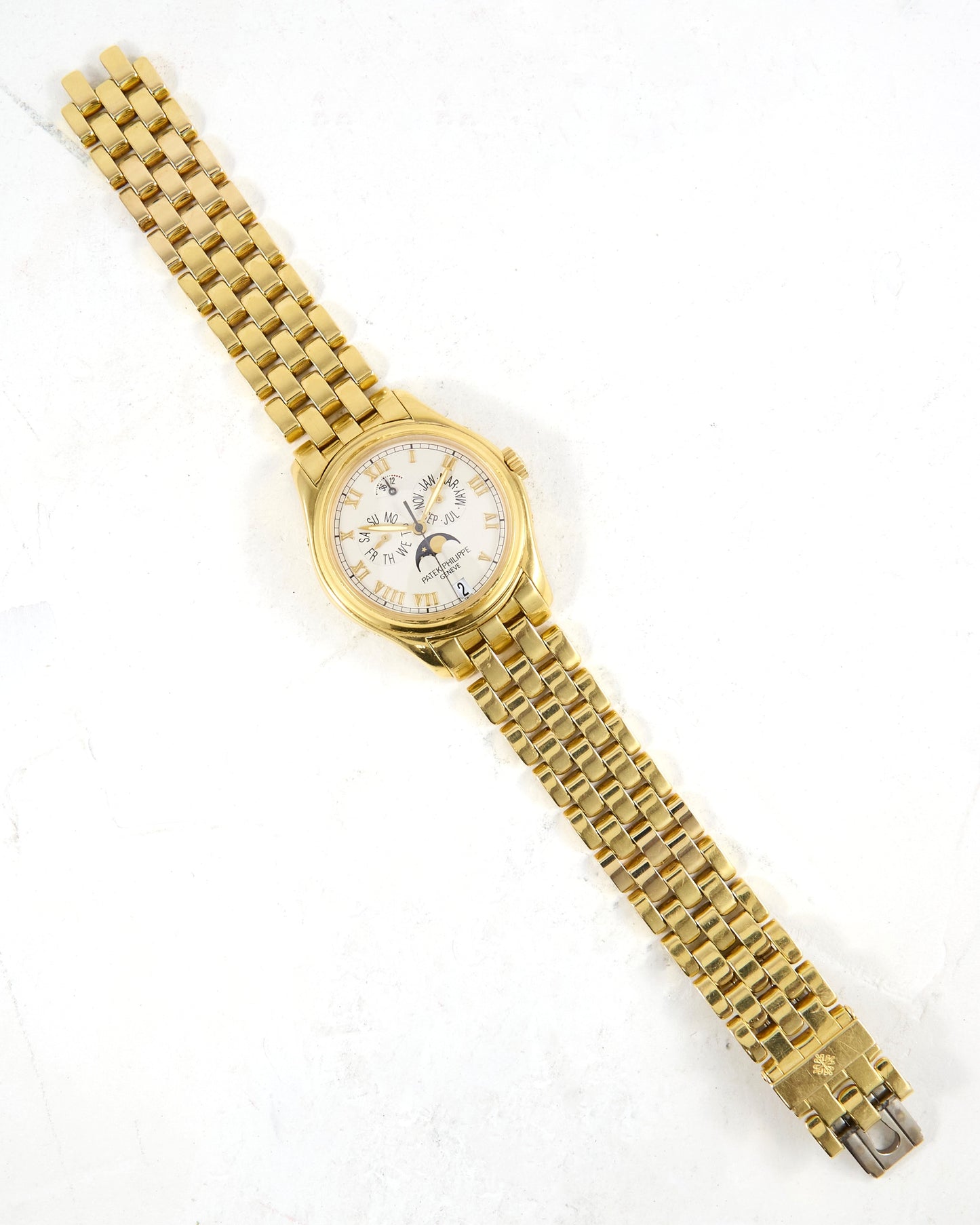 Patek Philippe Annual Calendar 5036J in Yellow Gold Case and Bracelet