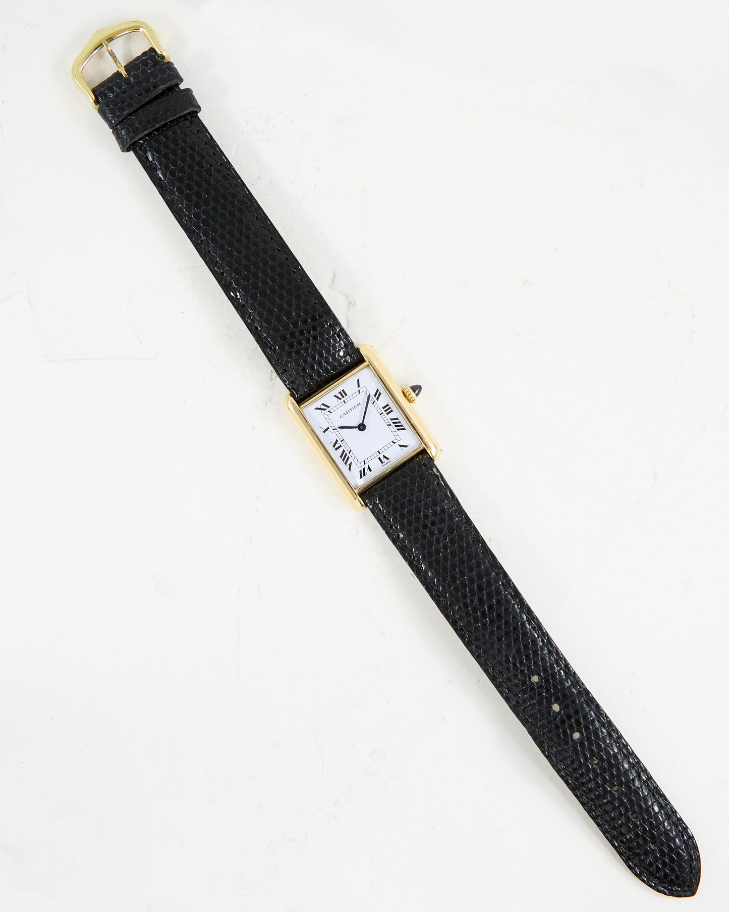 CARTIER TANK LOUIS PARIS DIAL IN GOLD