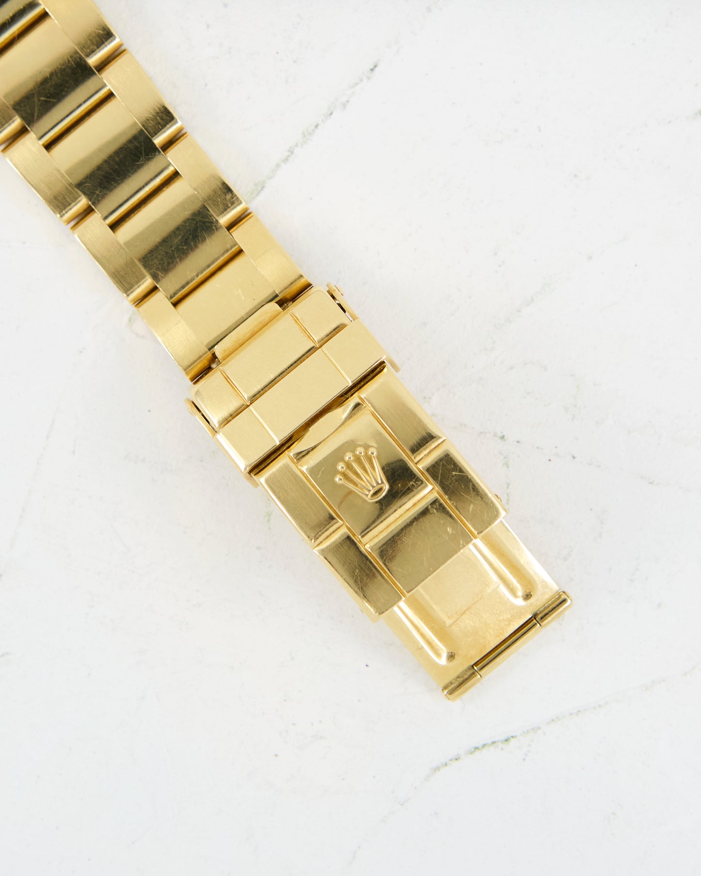 ROLEX YACHT-MASTER WHITE DIAL MKI CASE IN YELLOW GOLD