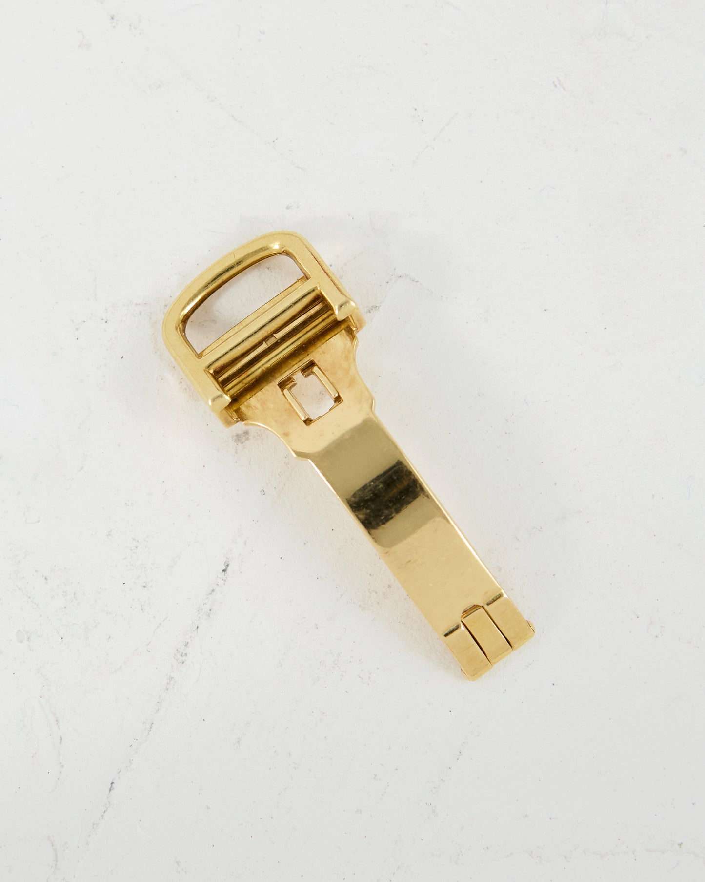 CARTIER TANK LOUIS FACTORY DIAMOND AND RUBY CASE & DIAL IN YELLOW GOLD