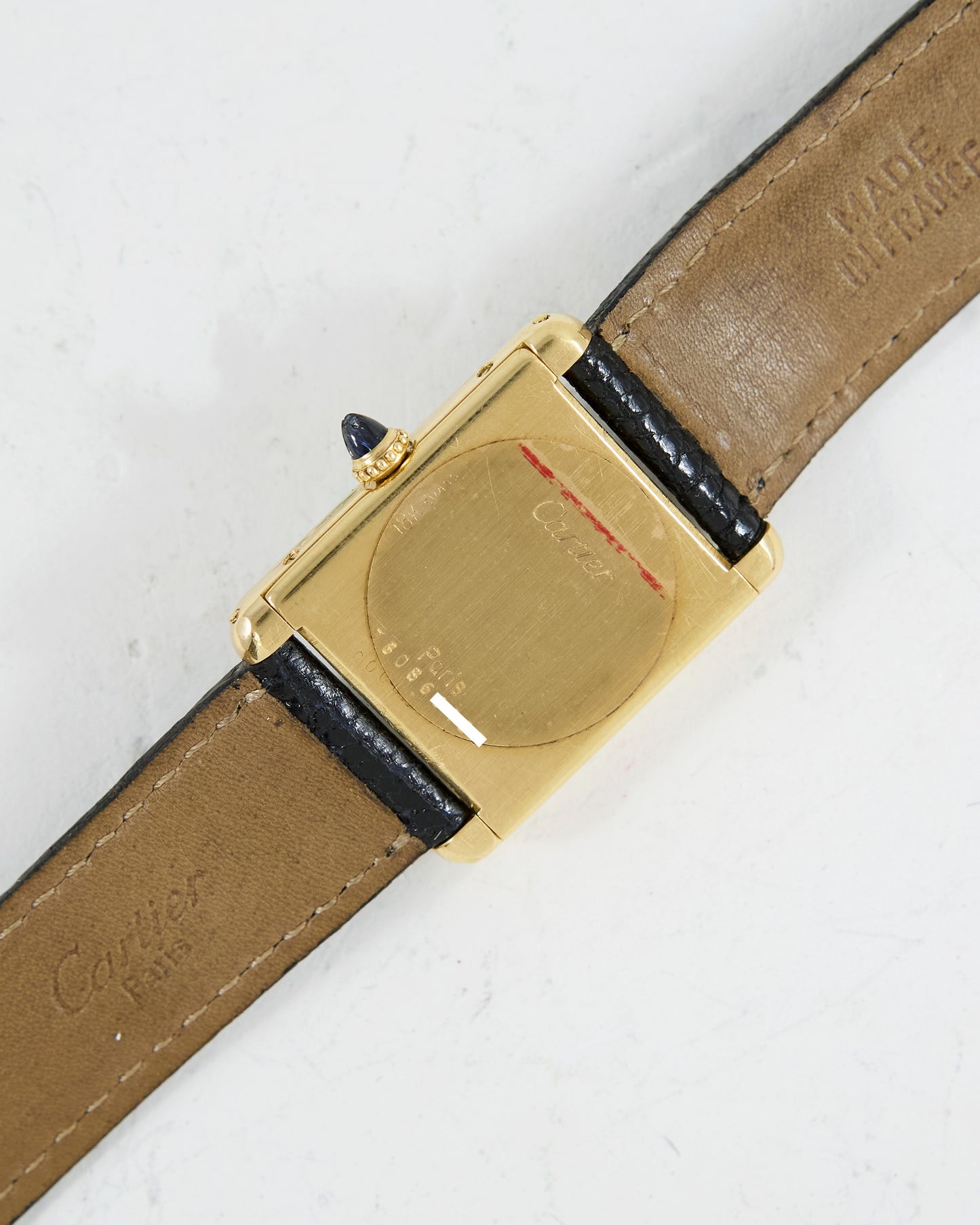 CARTIER TANK LOUIS PARIS DIAL IN GOLD