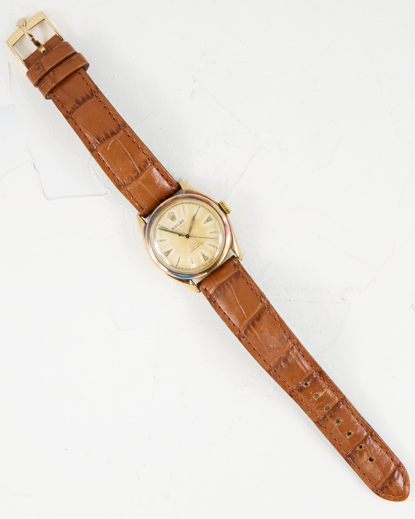 ROLEX OCC RED TEXT DIAL OYSTER PERPETUAL