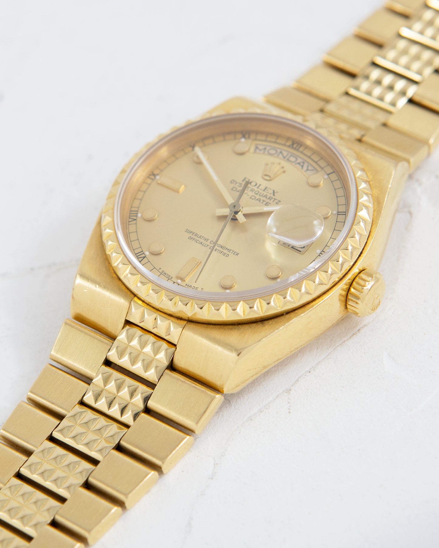 ROLEX PYRAMID OYSTERQUARTZ DAY-DATE COMPLETE SET