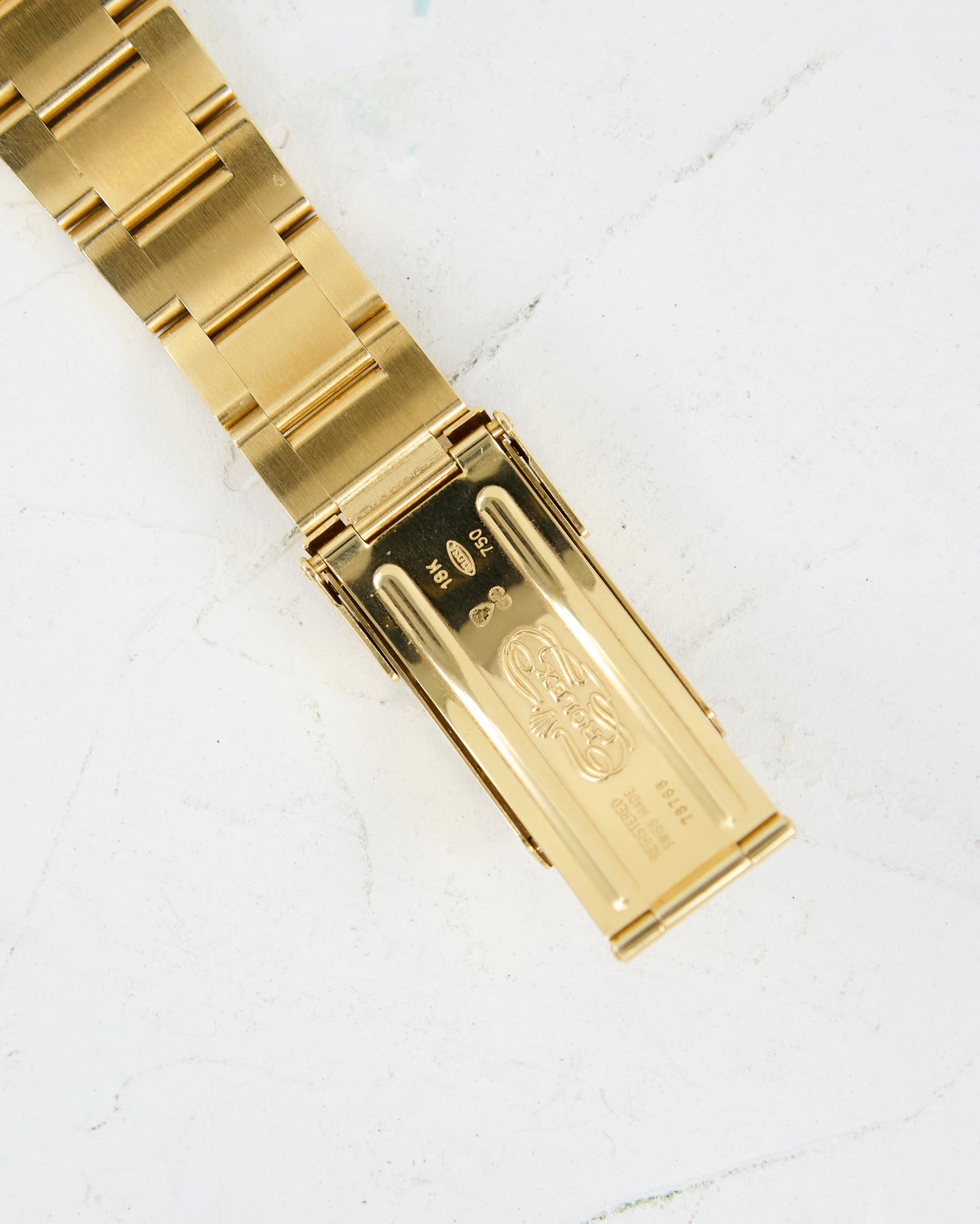 ROLEX YACHT-MASTER WHITE DIAL MKI CASE IN YELLOW GOLD