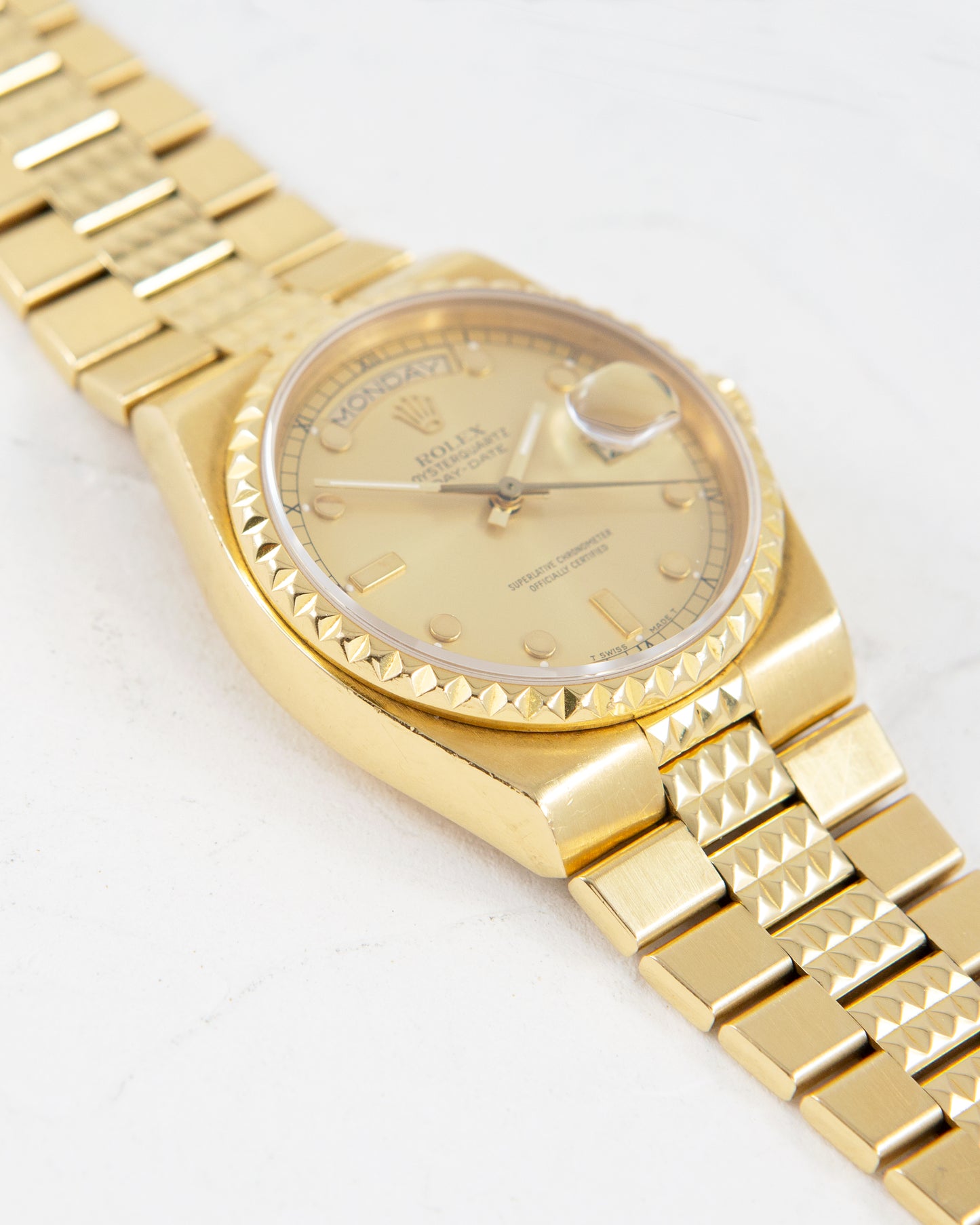 ROLEX PYRAMID OYSTERQUARTZ DAY-DATE COMPLETE SET