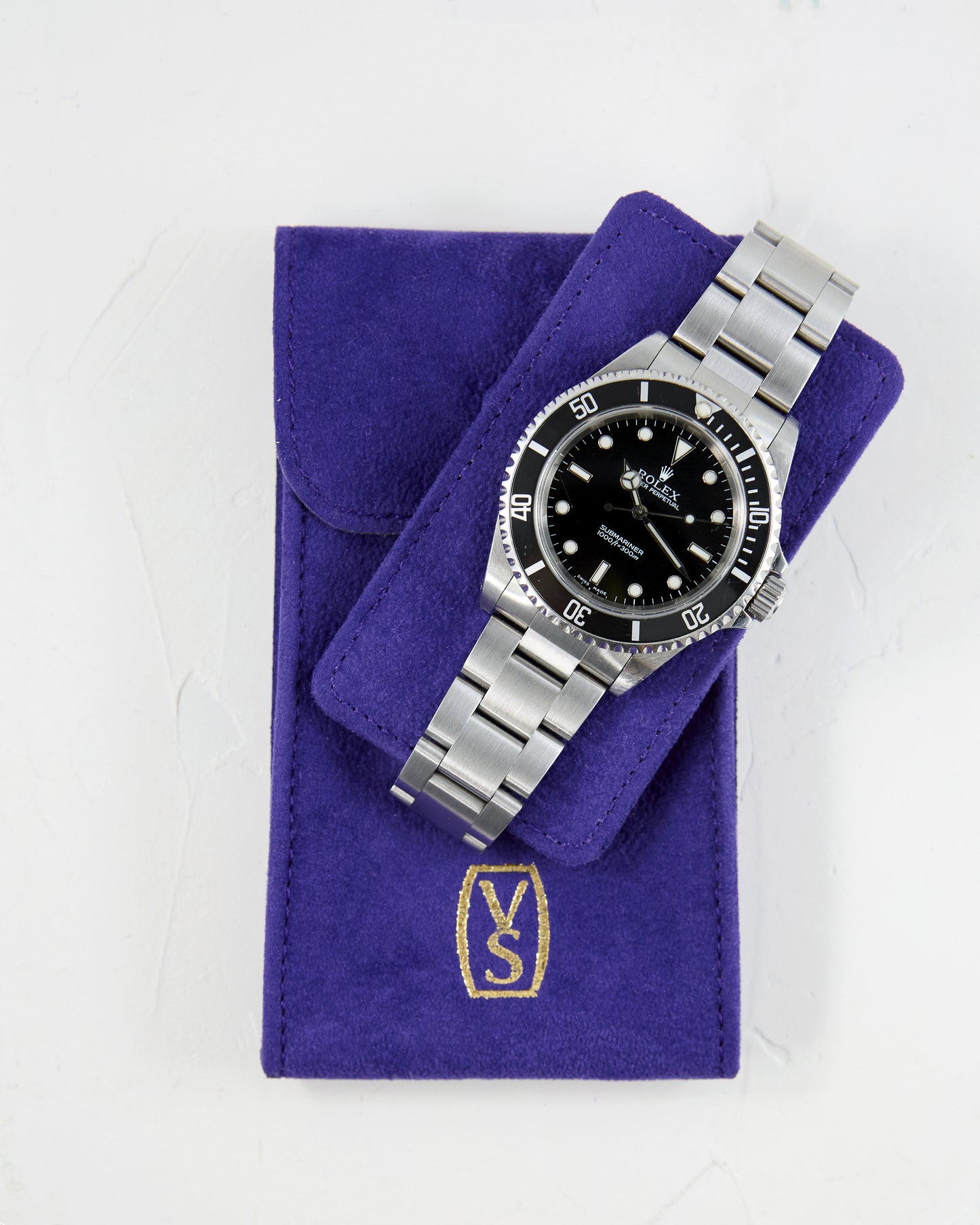 VERY SPECIAL - PURPLE VELVET WATCH POUCH