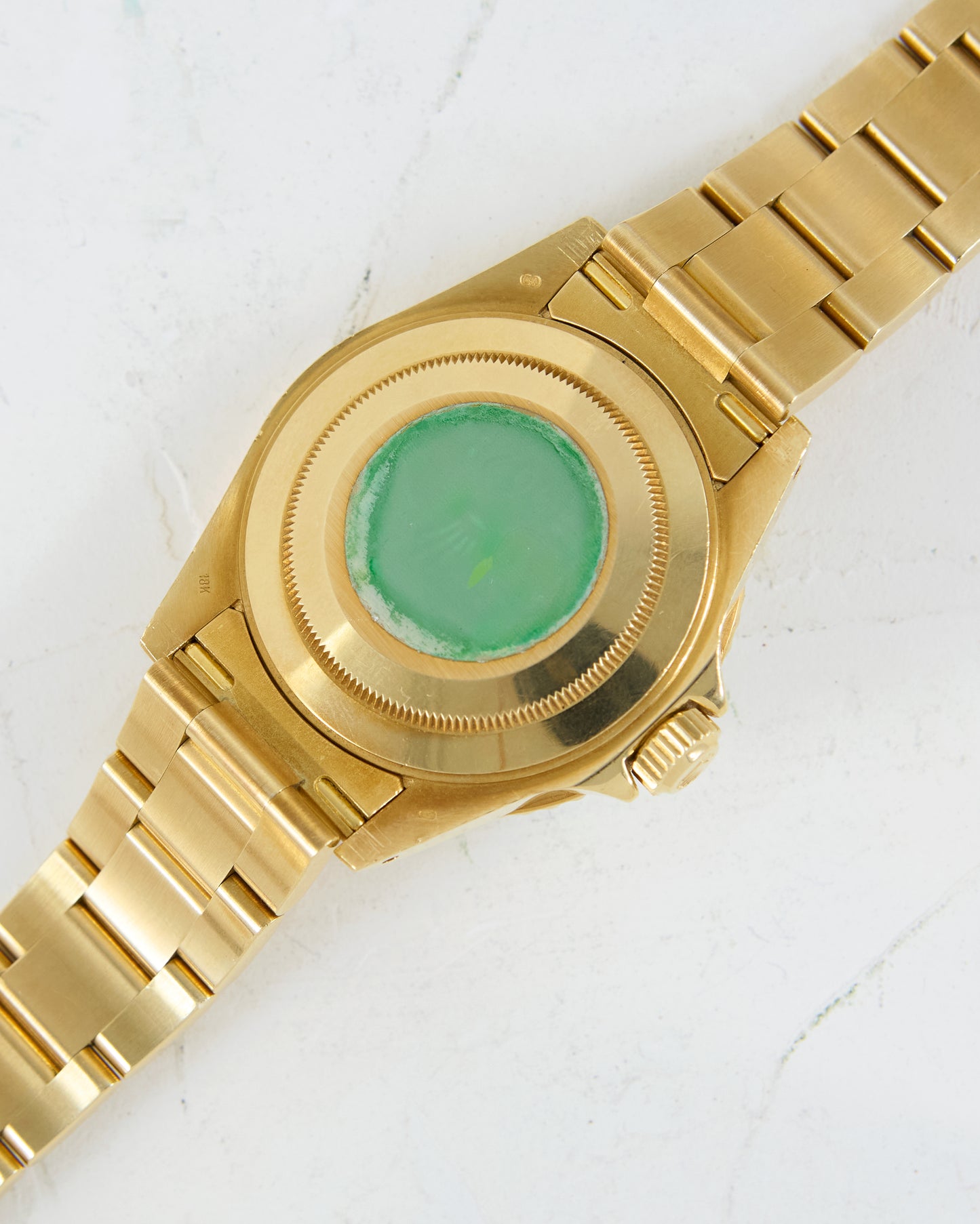 ROLEX YACHT-MASTER WHITE DIAL MKI CASE IN YELLOW GOLD