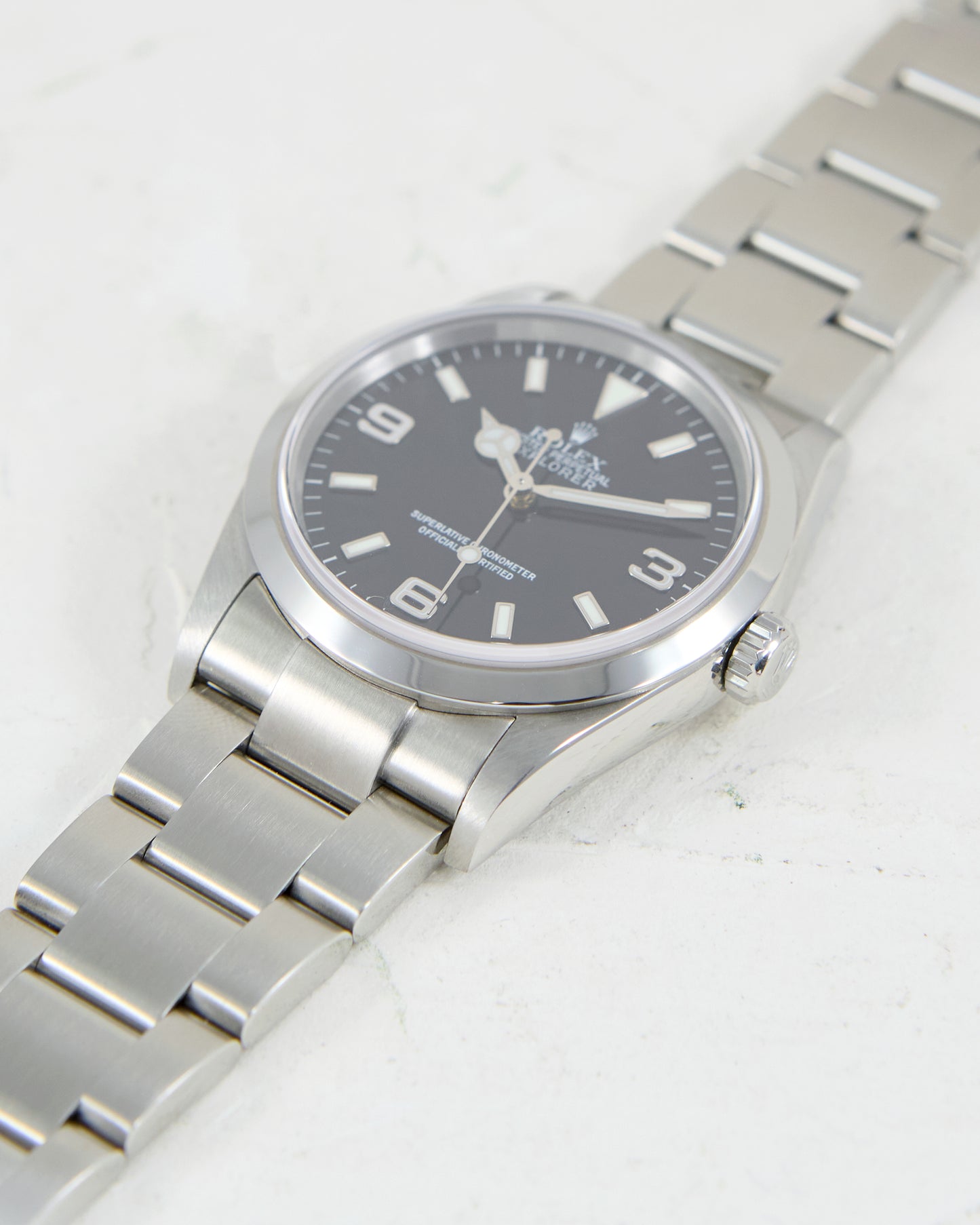 ROLEX EXPLORER I WITH ORIGINAL PAPERS