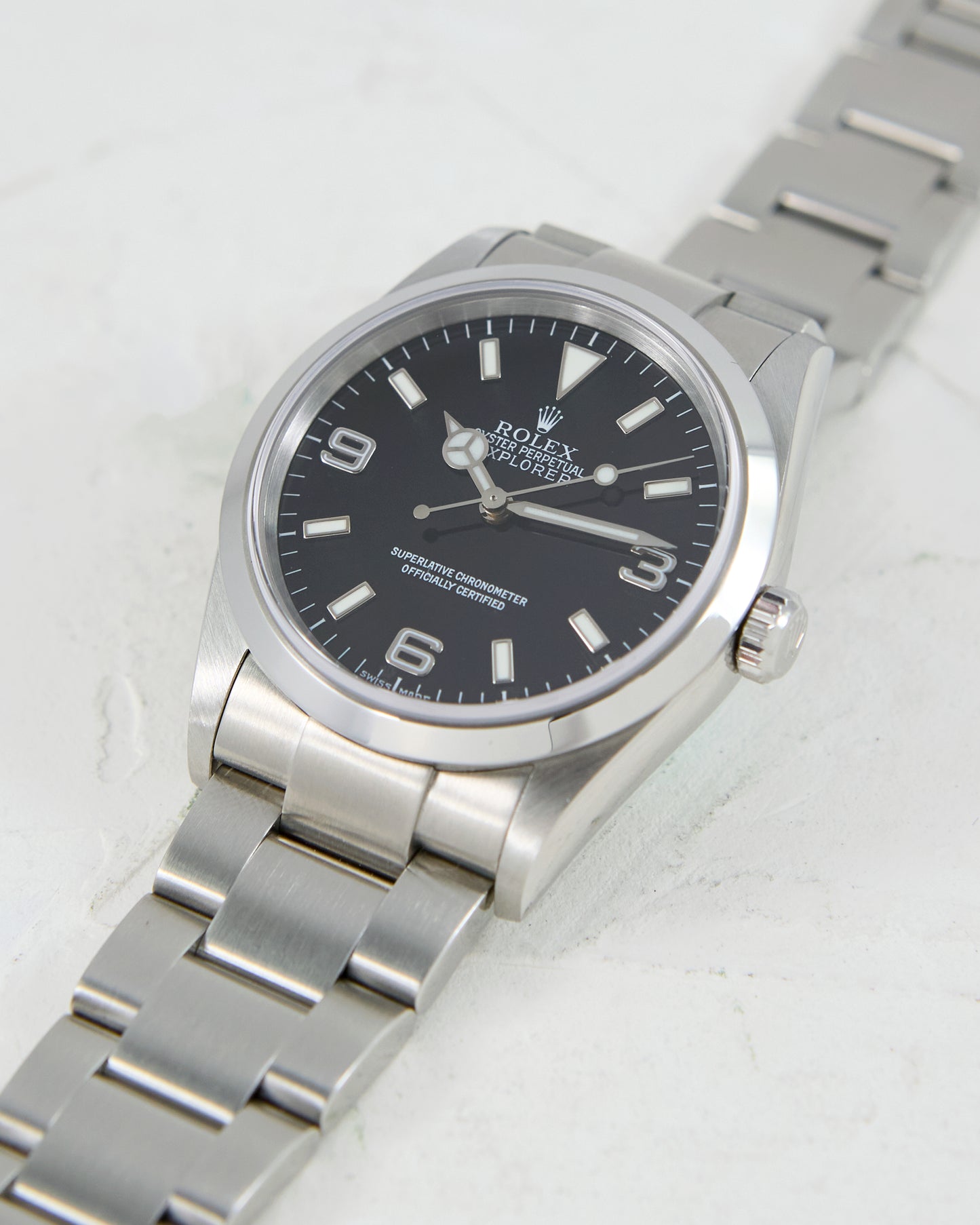 ROLEX EXPLORER I WITH ORIGINAL PAPERS