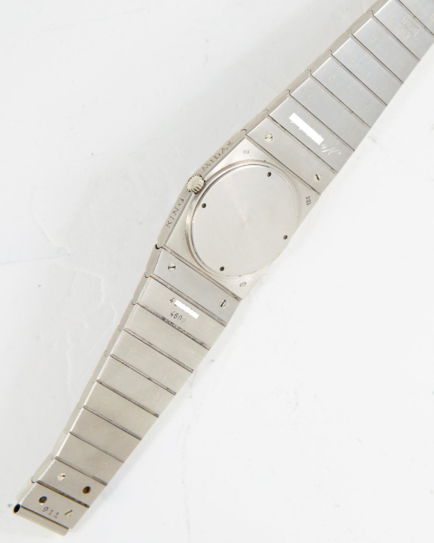 ROLEX KING MIDAS CELLINI ASYMMETRICAL IN WHITE GOLD WITH FACTORY DIAMONDS