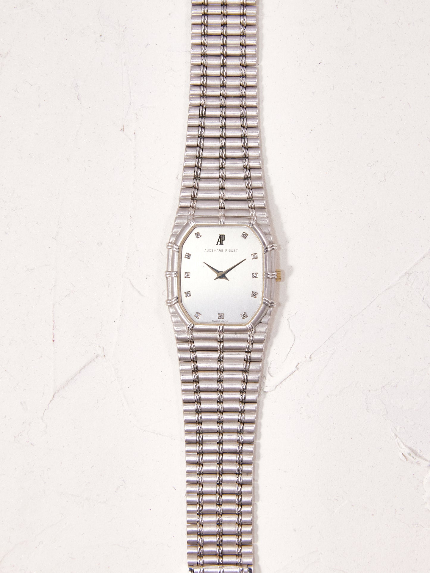 AUDEMARS PIGUET WHITE GOLD BAMBOO