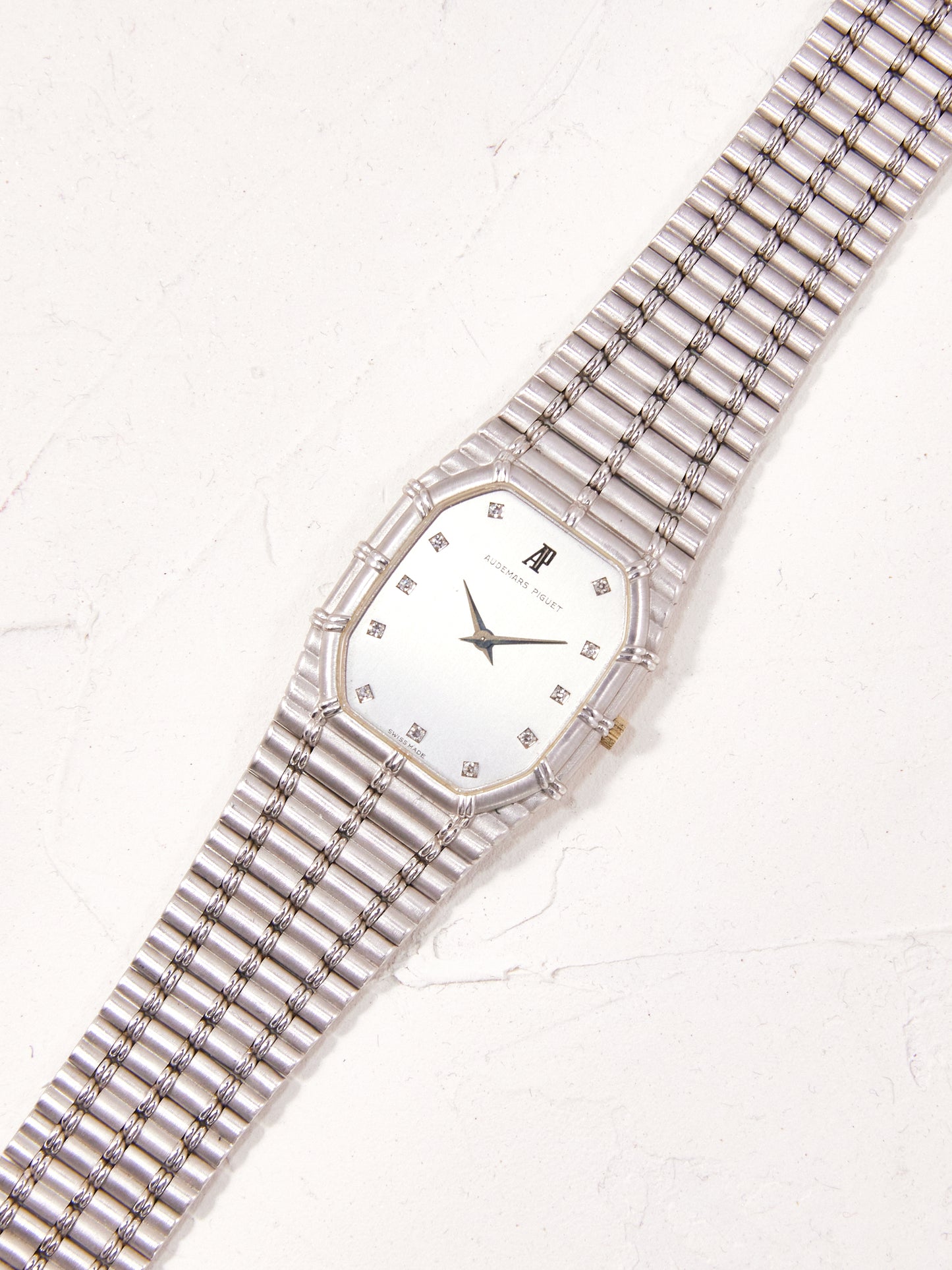 AUDEMARS PIGUET WHITE GOLD BAMBOO