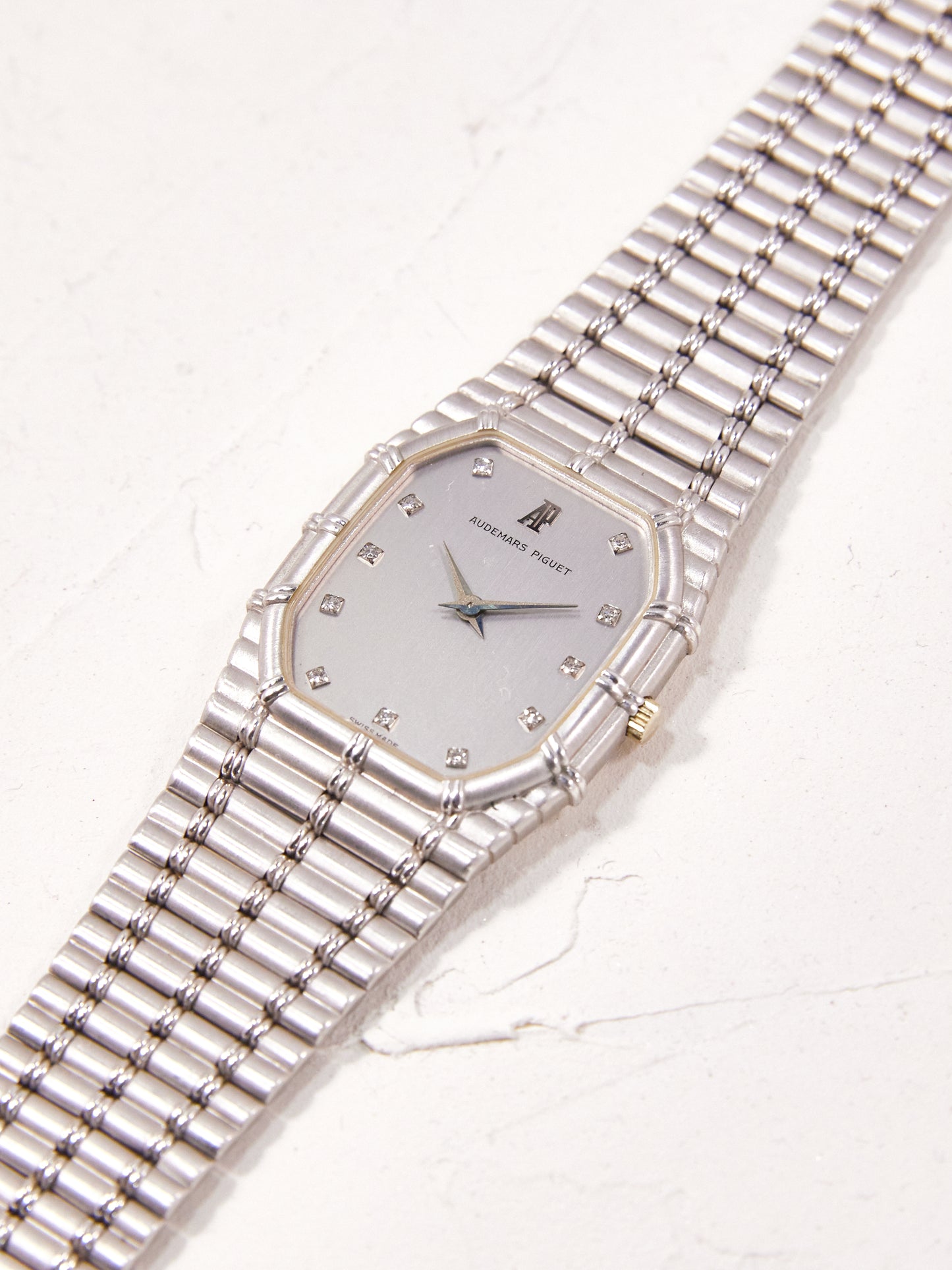 AUDEMARS PIGUET WHITE GOLD BAMBOO