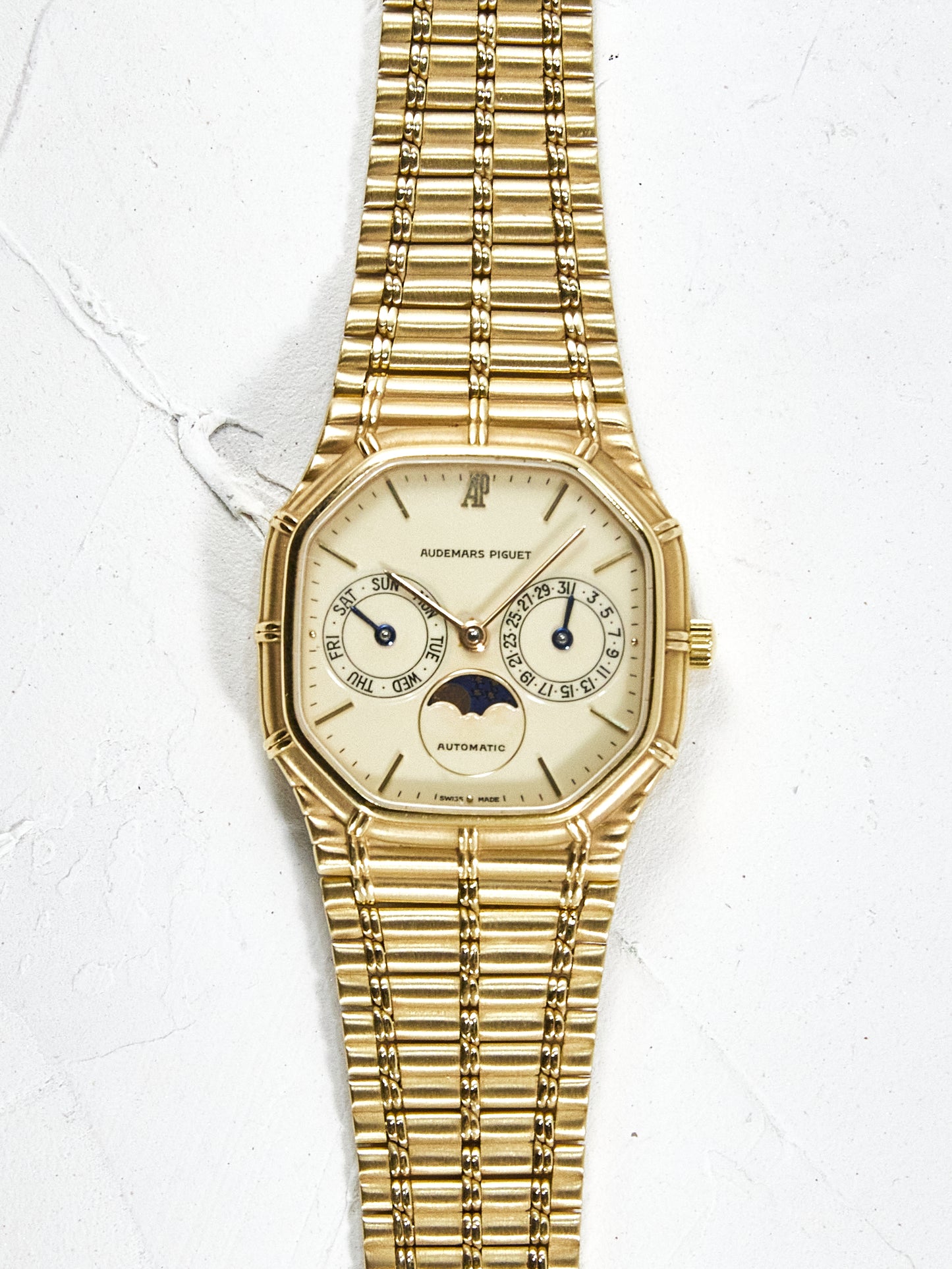 AUDEMARS PIGUET BAMBOO DAY-DATE MOON PHASE AUTOMATIC