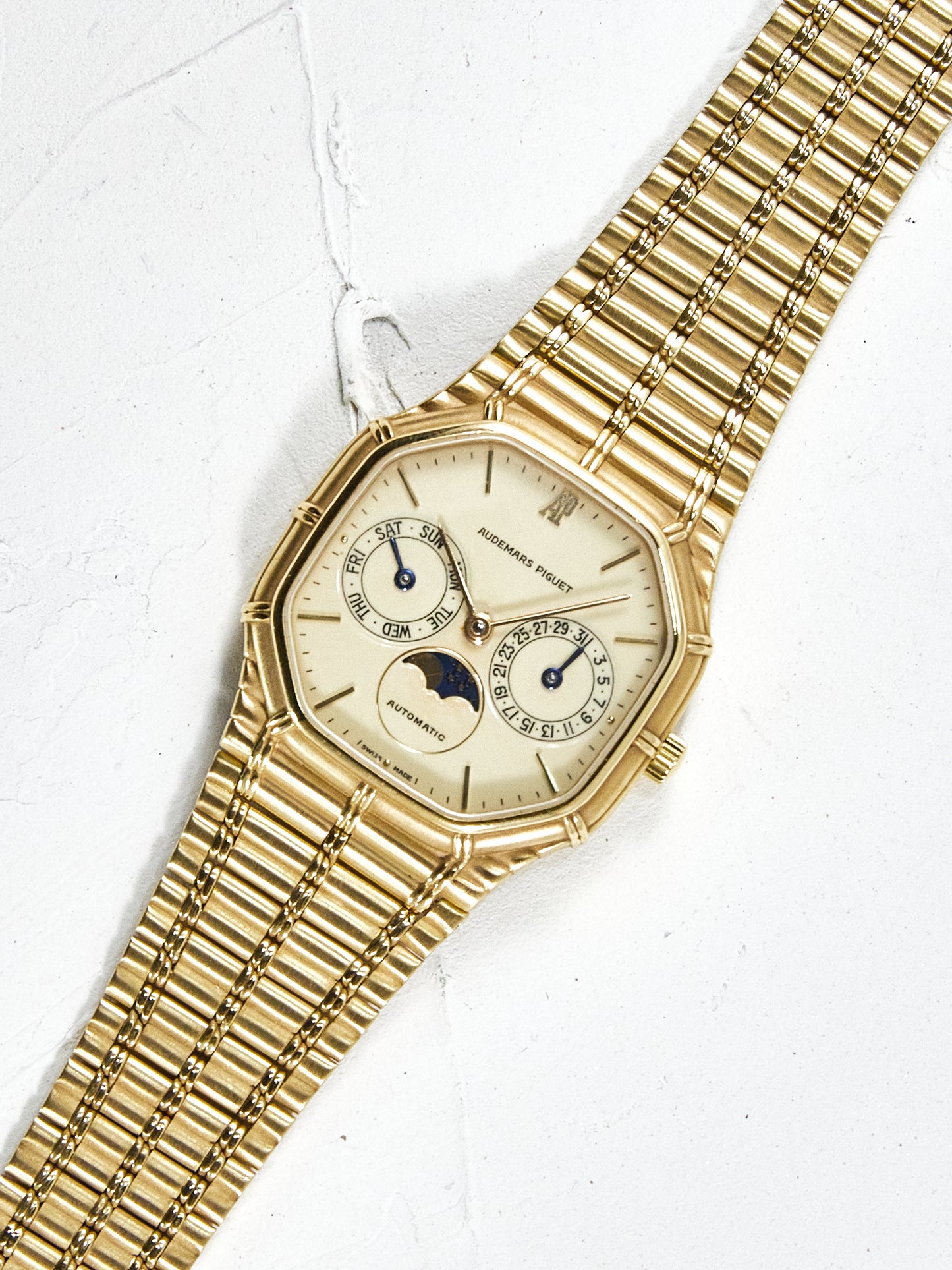 AUDEMARS PIGUET BAMBOO DAY-DATE MOON PHASE AUTOMATIC