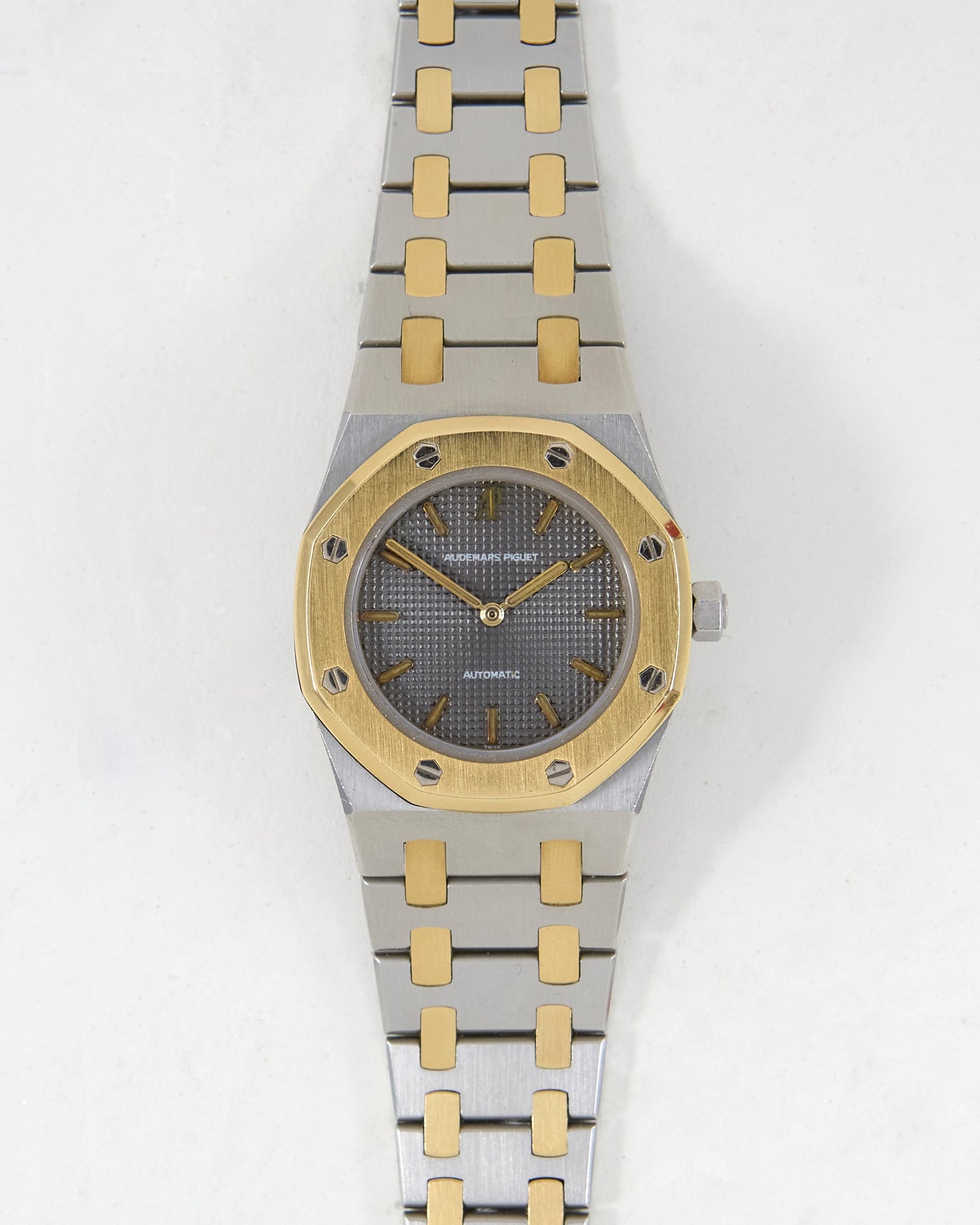 Audemars Piguet Royal Oak 8638SA steel and gold watch front view