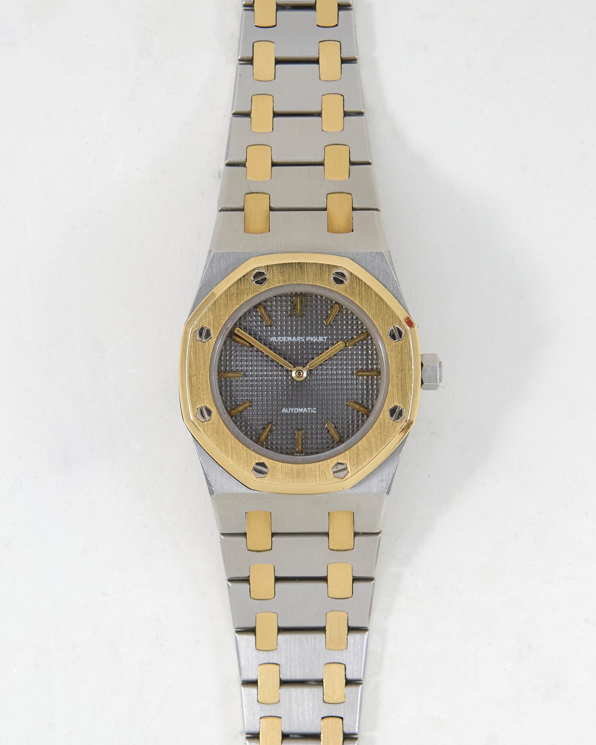 Audemars Piguet Royal Oak 8638SA steel and gold watch front view