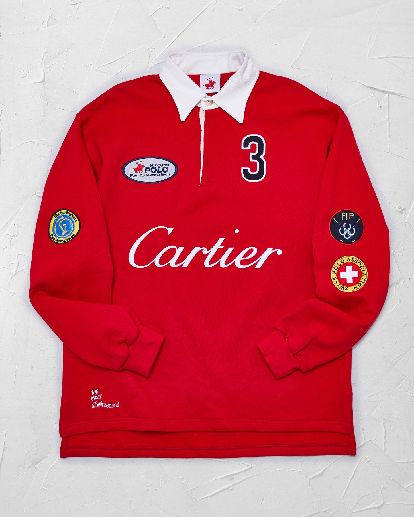 CARTIER POLO LONG SLEEVE SHIRT FOR THE SNOW POLO WORLD CUP