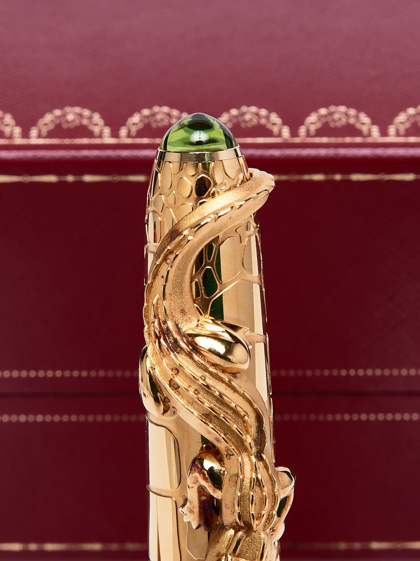 CARTIER CROCODILES DE CARTIER LA DOÑA FOUNTAIN PEN WITH FULL SET - LIMITED EDITION