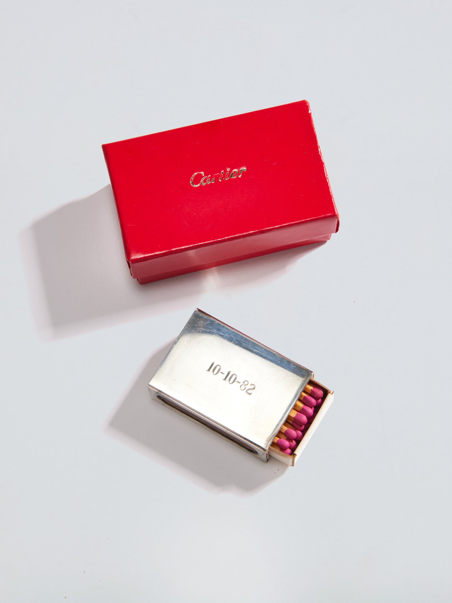 CARTIER SILVER MATCHBOOK COVER