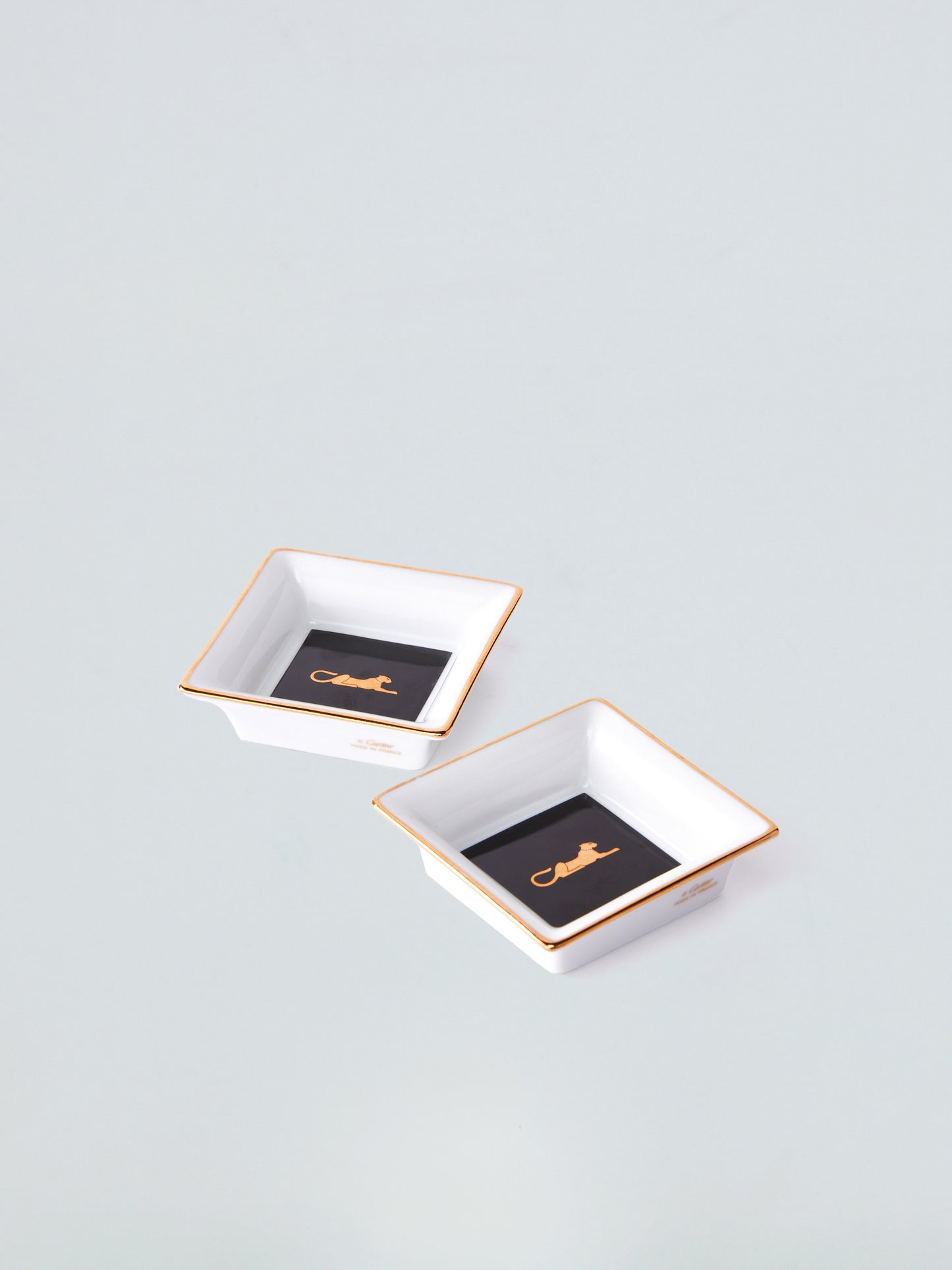 CARTIER PORCELAIN TRAY SET - SMALL