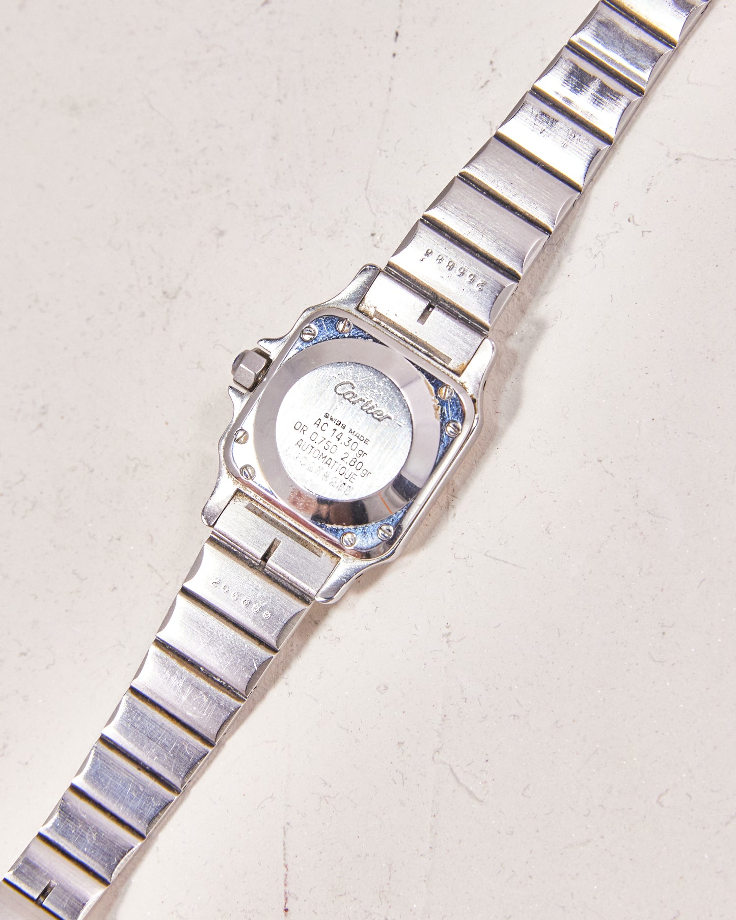 CARTIER 2-TONE SANTOS CARRÉE