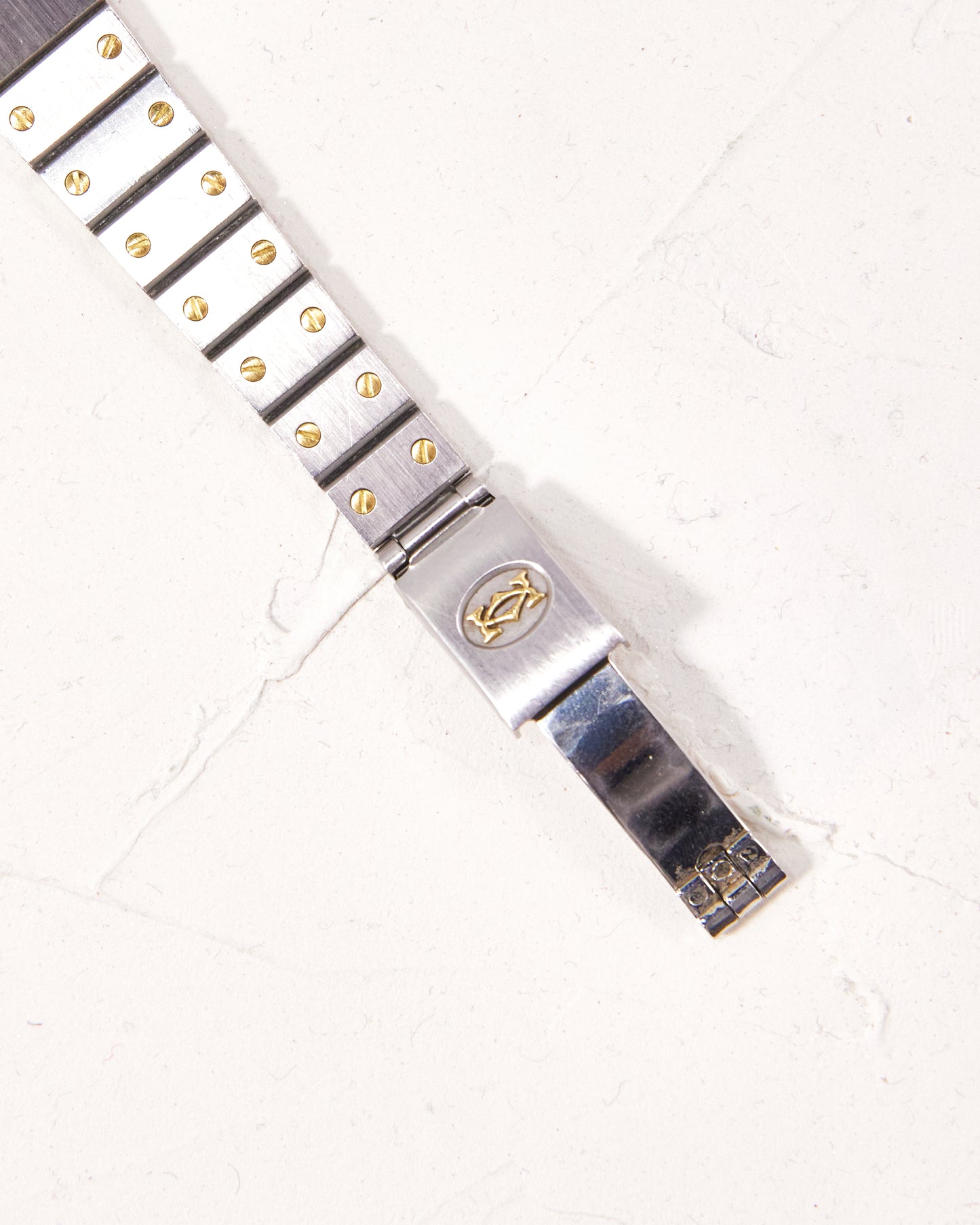 CARTIER 2-TONE SANTOS CARRÉE