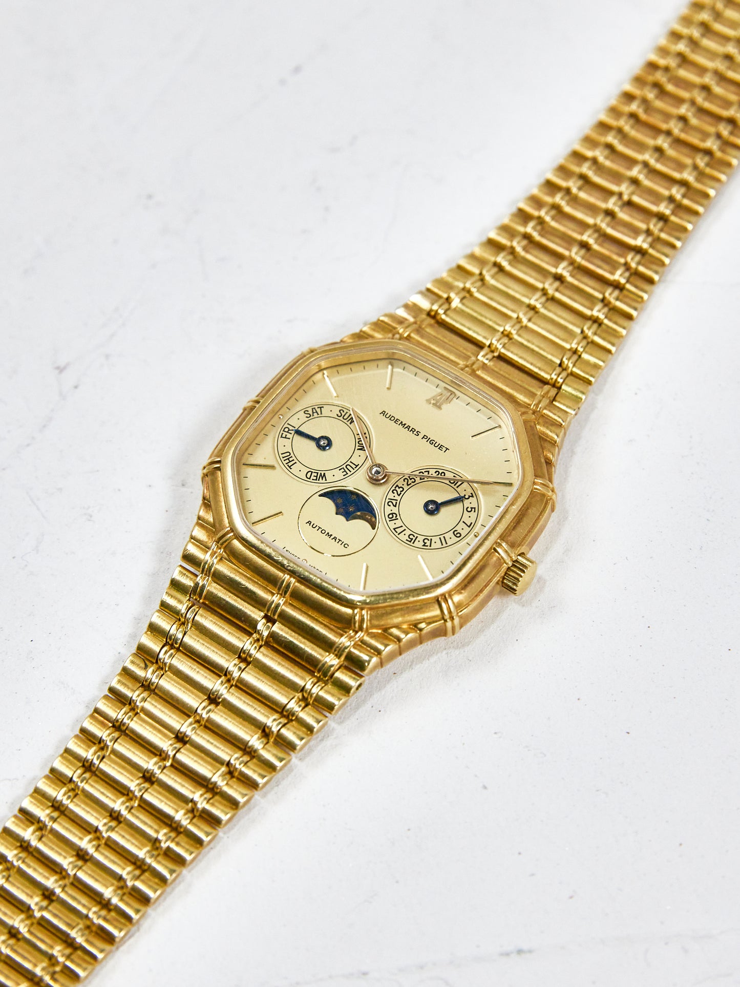 AUDEMARS PIGUET BAMBOO DAY-DATE MOON PHASE AUTOMATIC