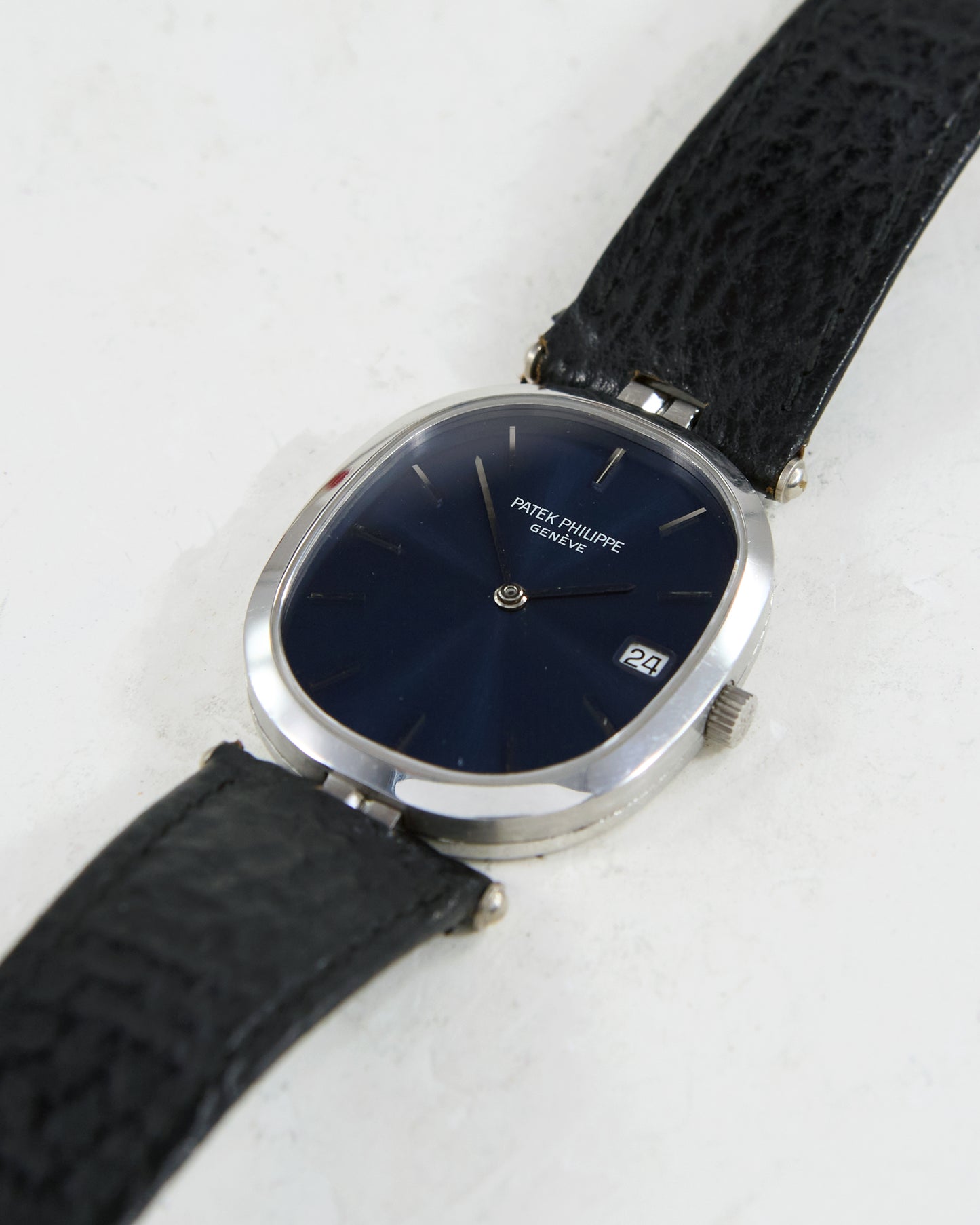 Patek Philippe Ellipse in Steel with Original Strap and Buckle