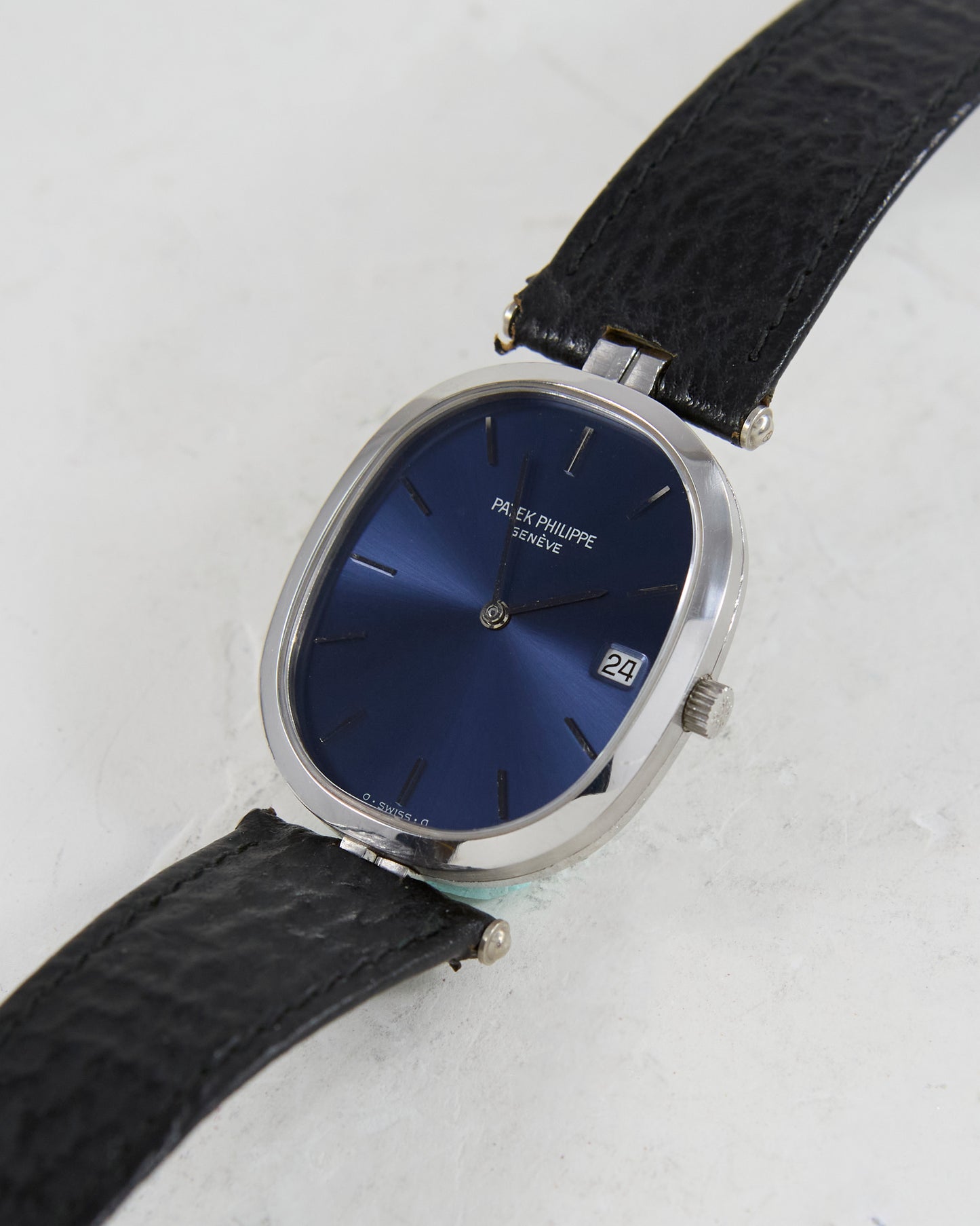 Patek Philippe Ellipse in Steel with Original Strap and Buckle