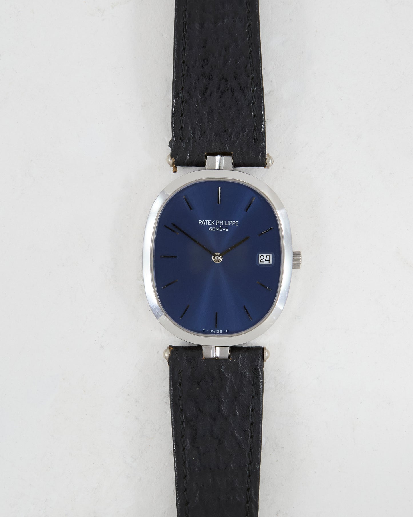 Patek Philippe Ellipse in Steel with Original Strap and Buckle