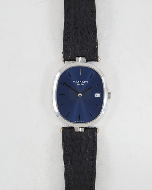 Patek Philippe Ellipse in Steel with Original Strap and Buckle