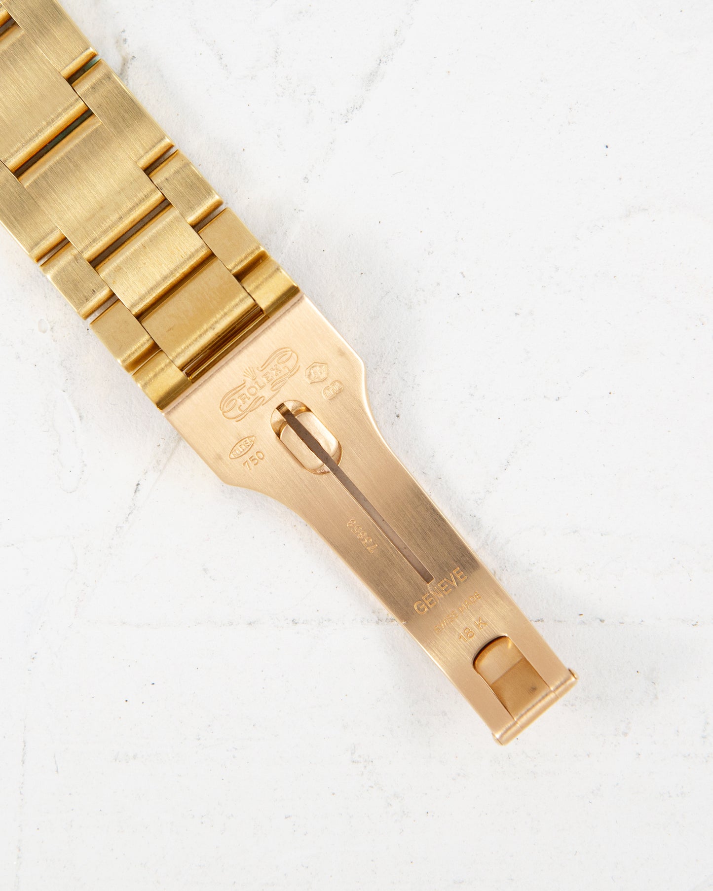 ROLEX DAY-DATE SMOOTH BEZEL WITH BLACK DIAL AND COMPLETE SET OF BOX & PAPERS