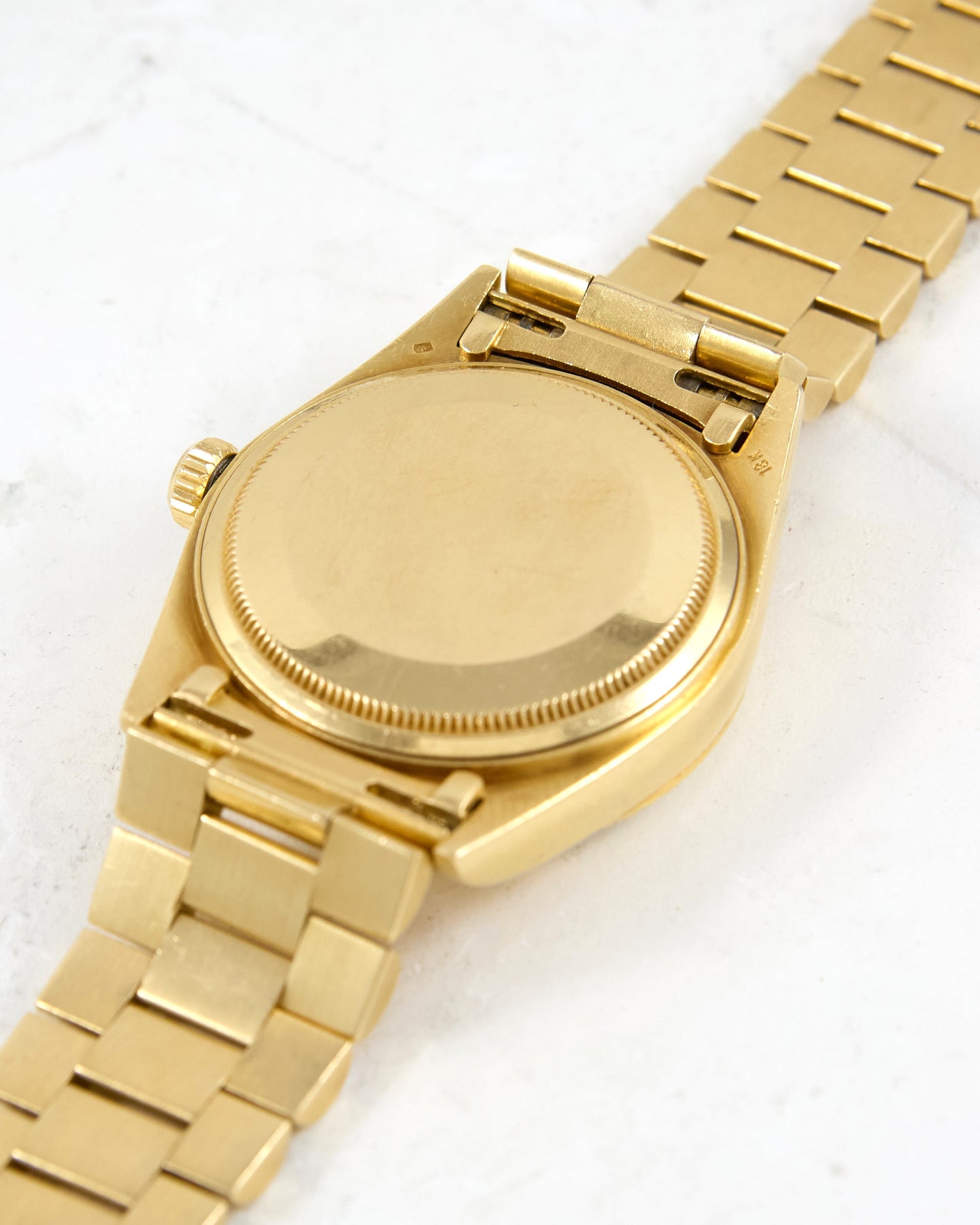 Rolex Day-Date 18038 Champagne Diamond Index Dial on Presidential Bracelet