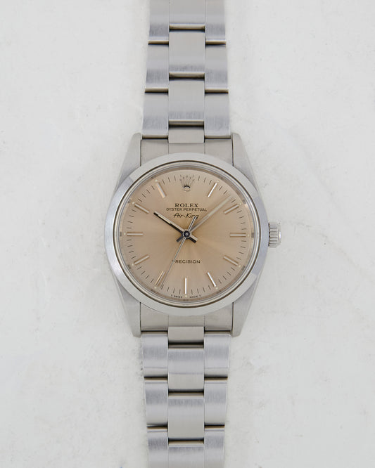Rolex Air-King with Slight Pink Dial on Oyster Bracelet