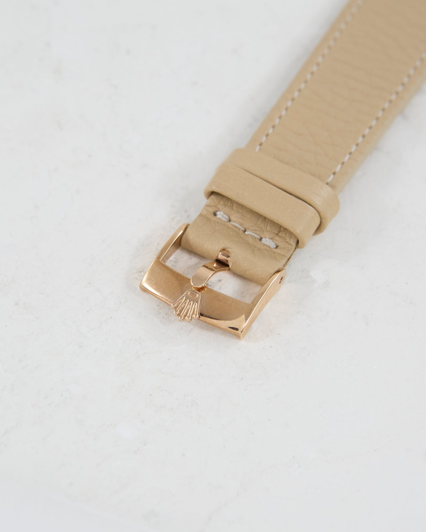 Rolex Oyster Perpetual with Bark Bezel in 14K Gold