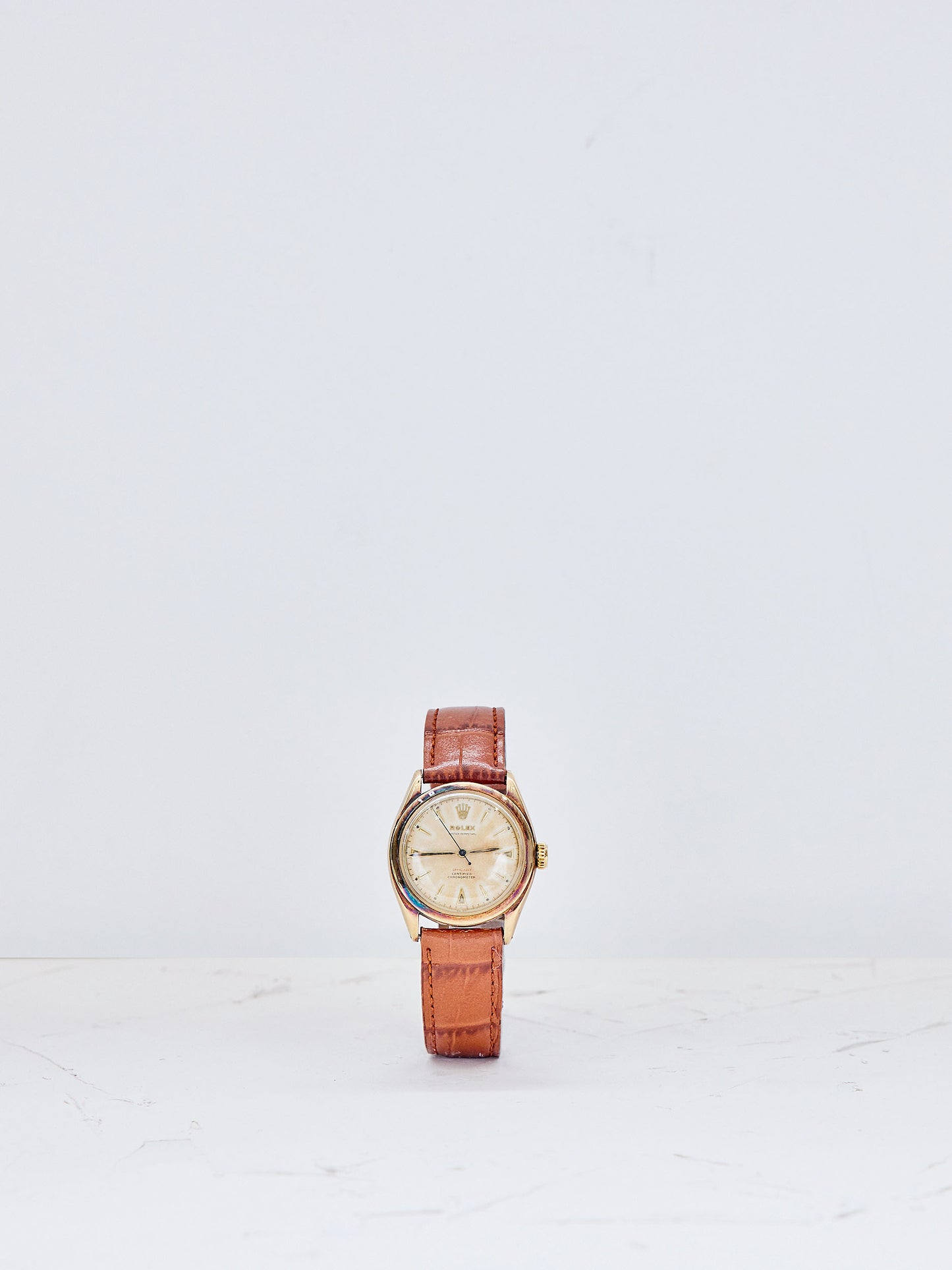 ROLEX OCC RED TEXT DIAL OYSTER PERPETUAL