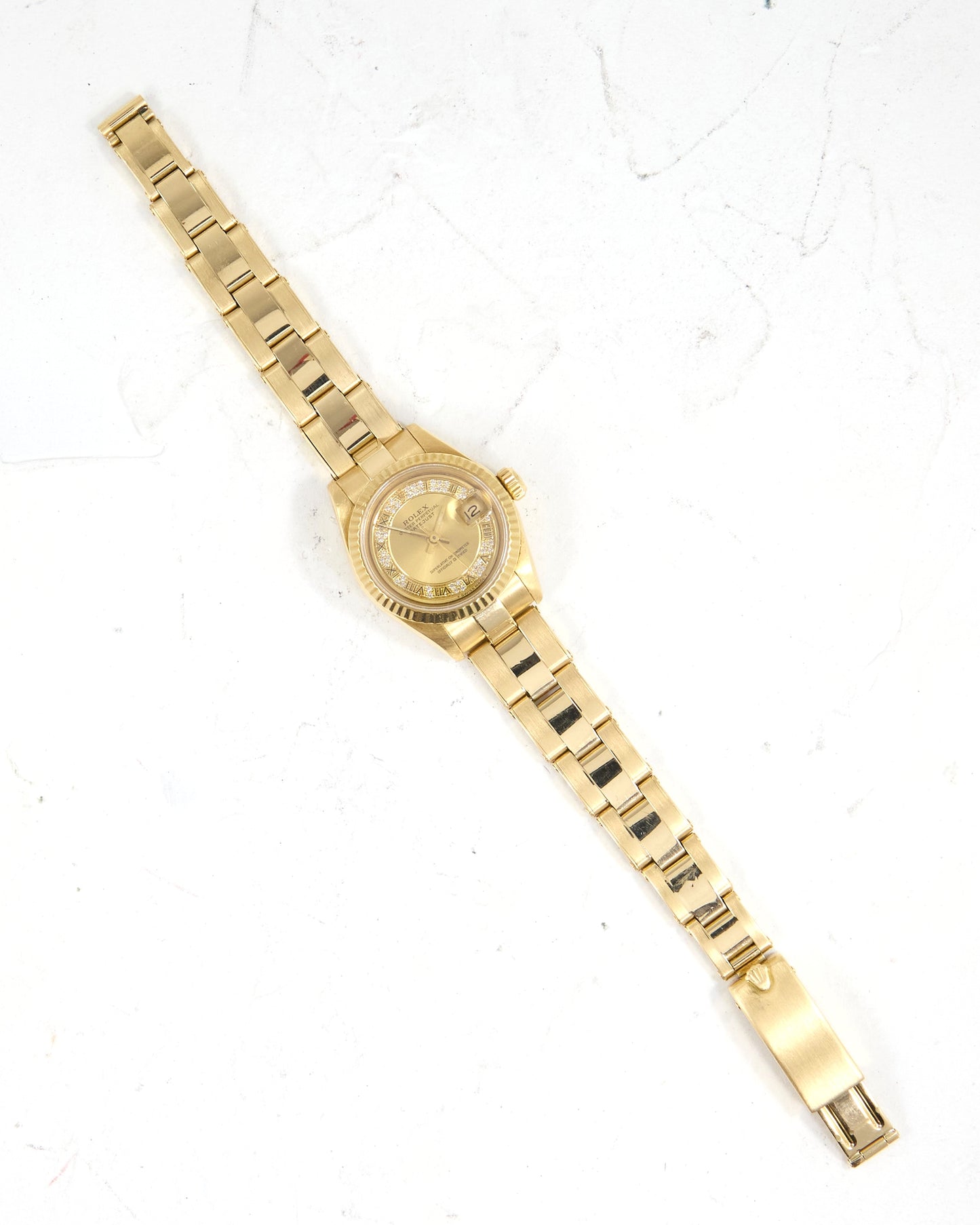 Rolex Ladies Datejust 69178 in Yellow Gold with Oyster Bracelet
